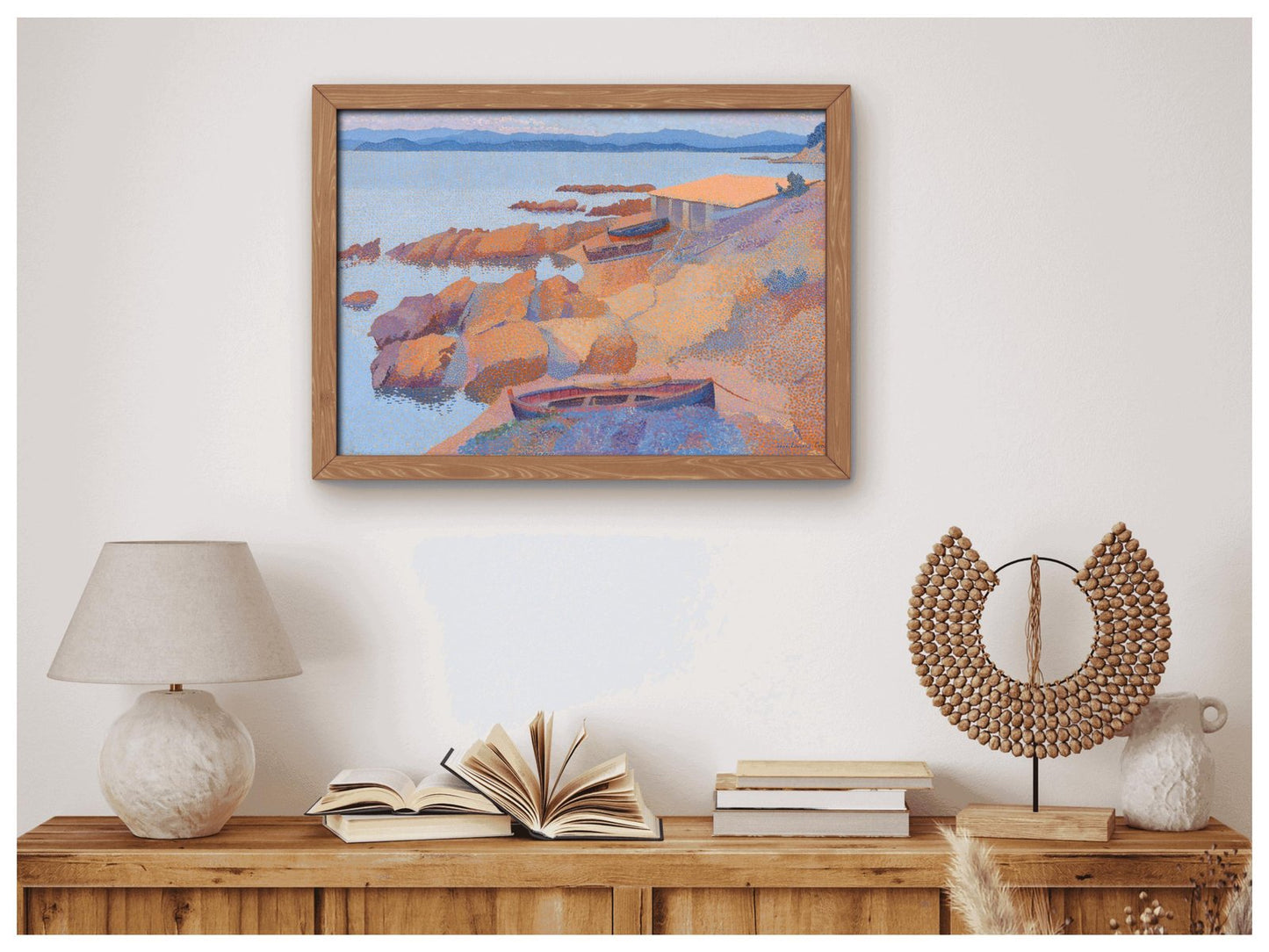 Calanque des Antibois by Henri Edmond Cross, 1892, Post-Impressionism, fine art print