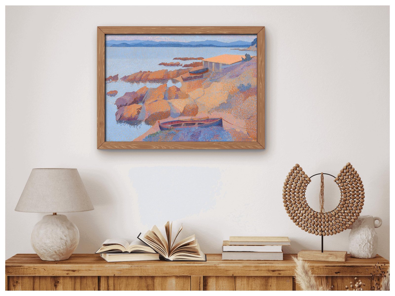 Calanque des Antibois by Henri Edmond Cross, 1892, Post-Impressionism, fine art print