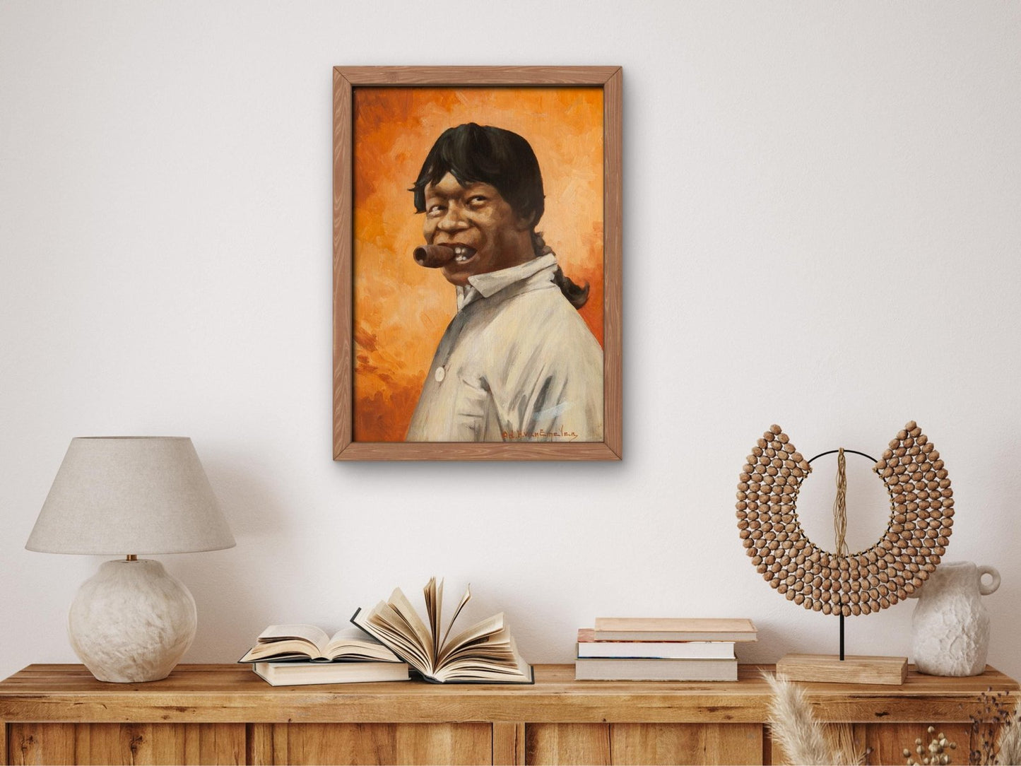 Capitao do Imuti Ilha do Bananal by Adrien van Emelen, Orientalism and Exoticism, fine art print