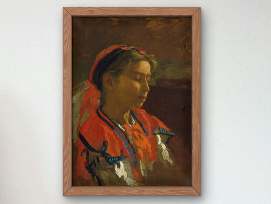 Carmelita Requena by Thomas Eakins, 1869, Realism and Naturalism, fine art print