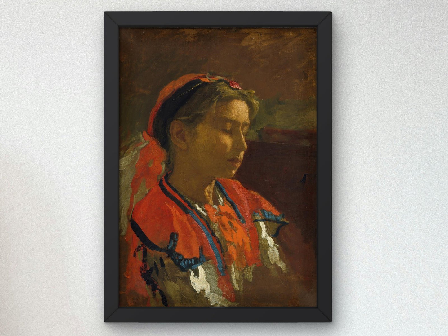 Carmelita Requena by Thomas Eakins, 1869, Realism and Naturalism, fine art print