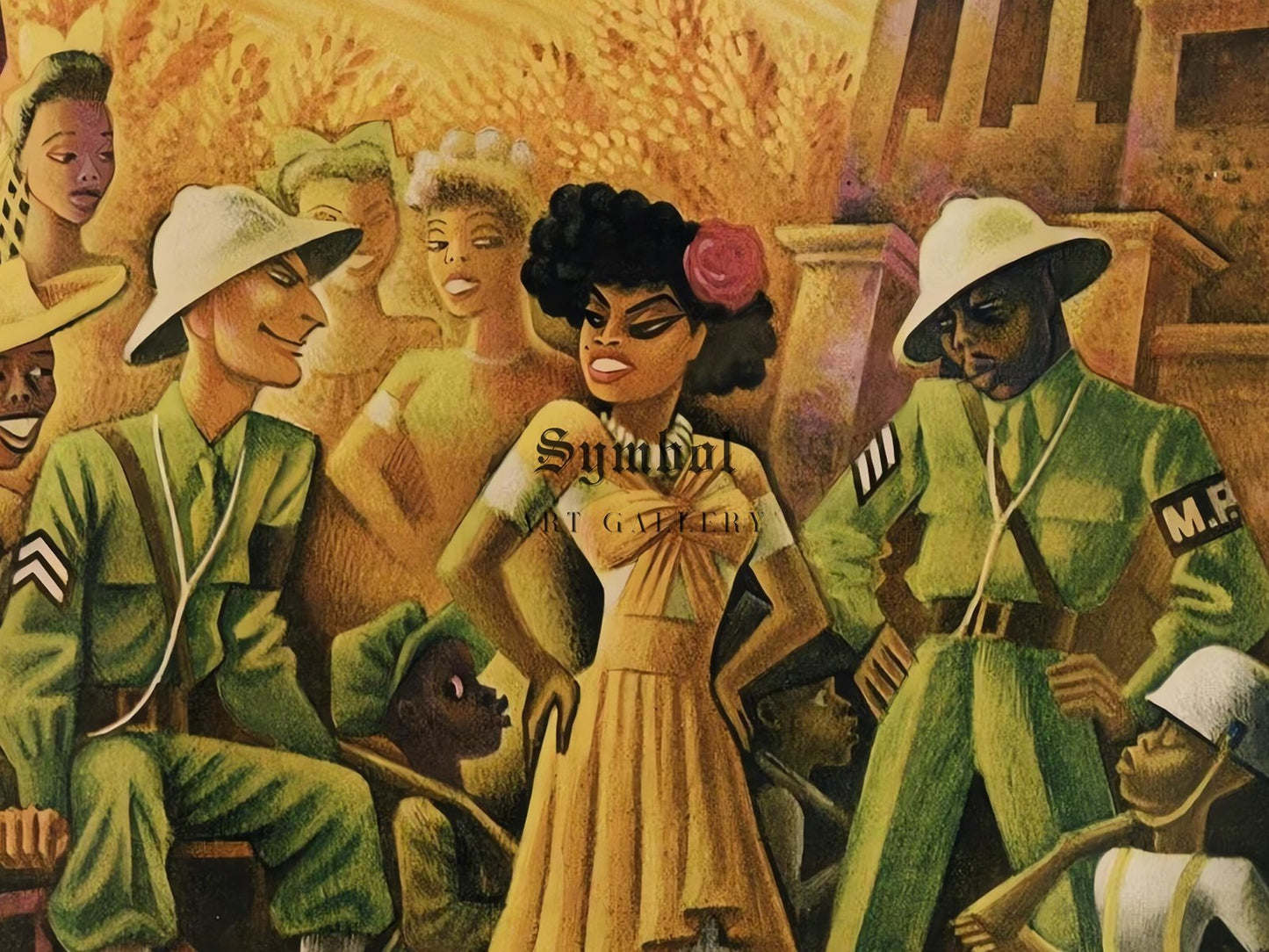 Carmen Jones by Miguel Covarrubias, 1944, Art Deco and American Modernism, fine art print