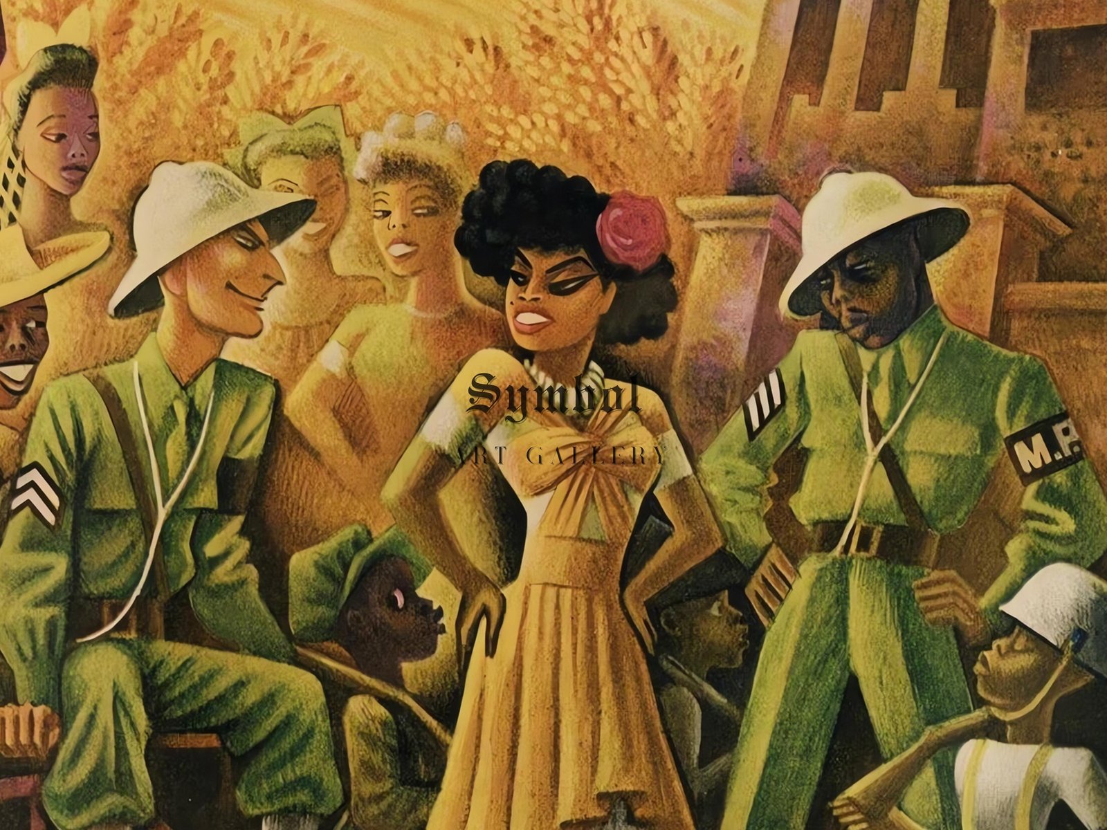 Carmen Jones by Miguel Covarrubias, 1944, Art Deco and American Modernism, fine art print