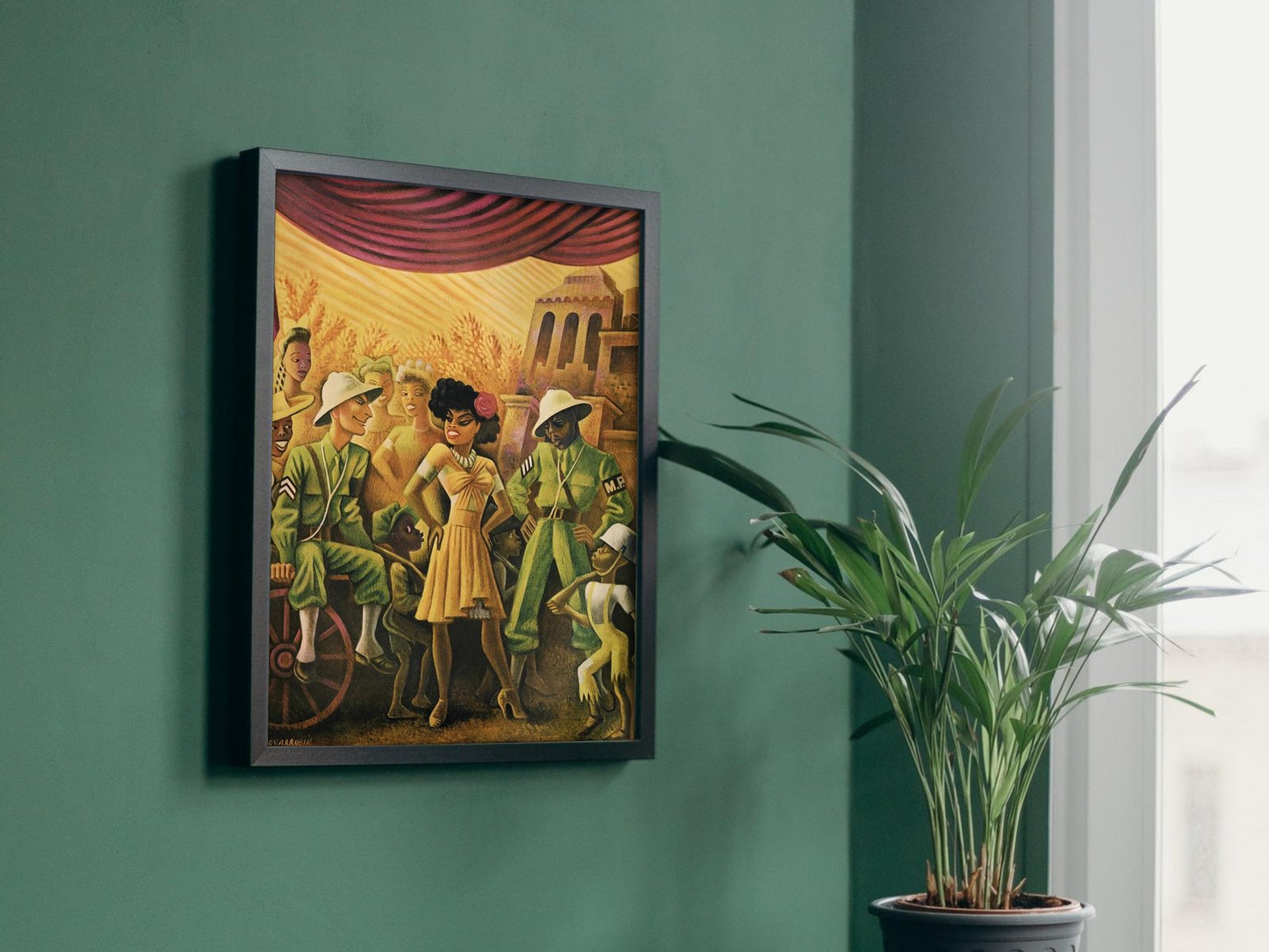 Carmen Jones by Miguel Covarrubias, 1944, Art Deco and American Modernism, fine art print
