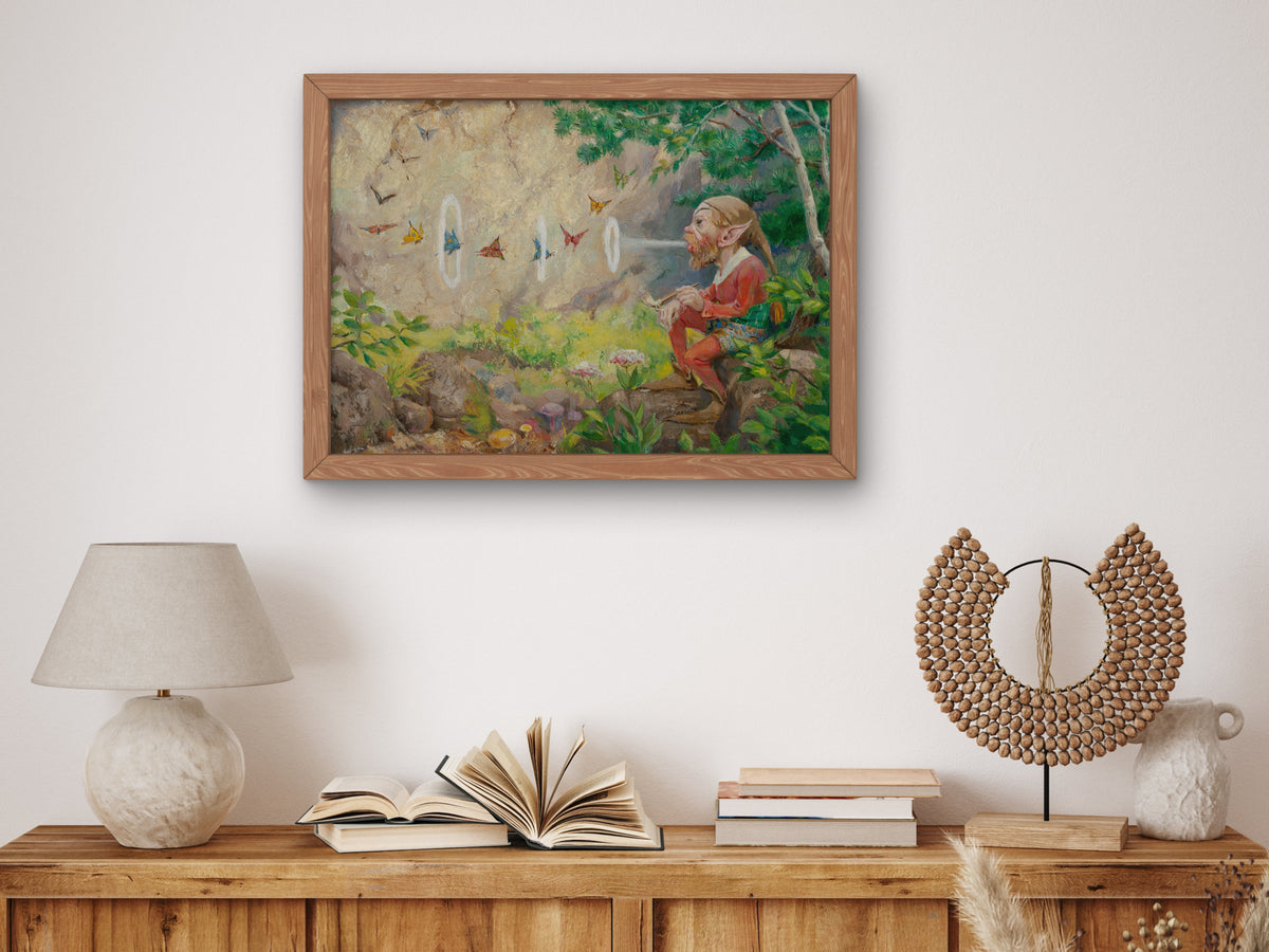 Fairyland by Peter Newell, Wall Art Print, Fine Art Reproduction, Museum Quality Decor, Poster