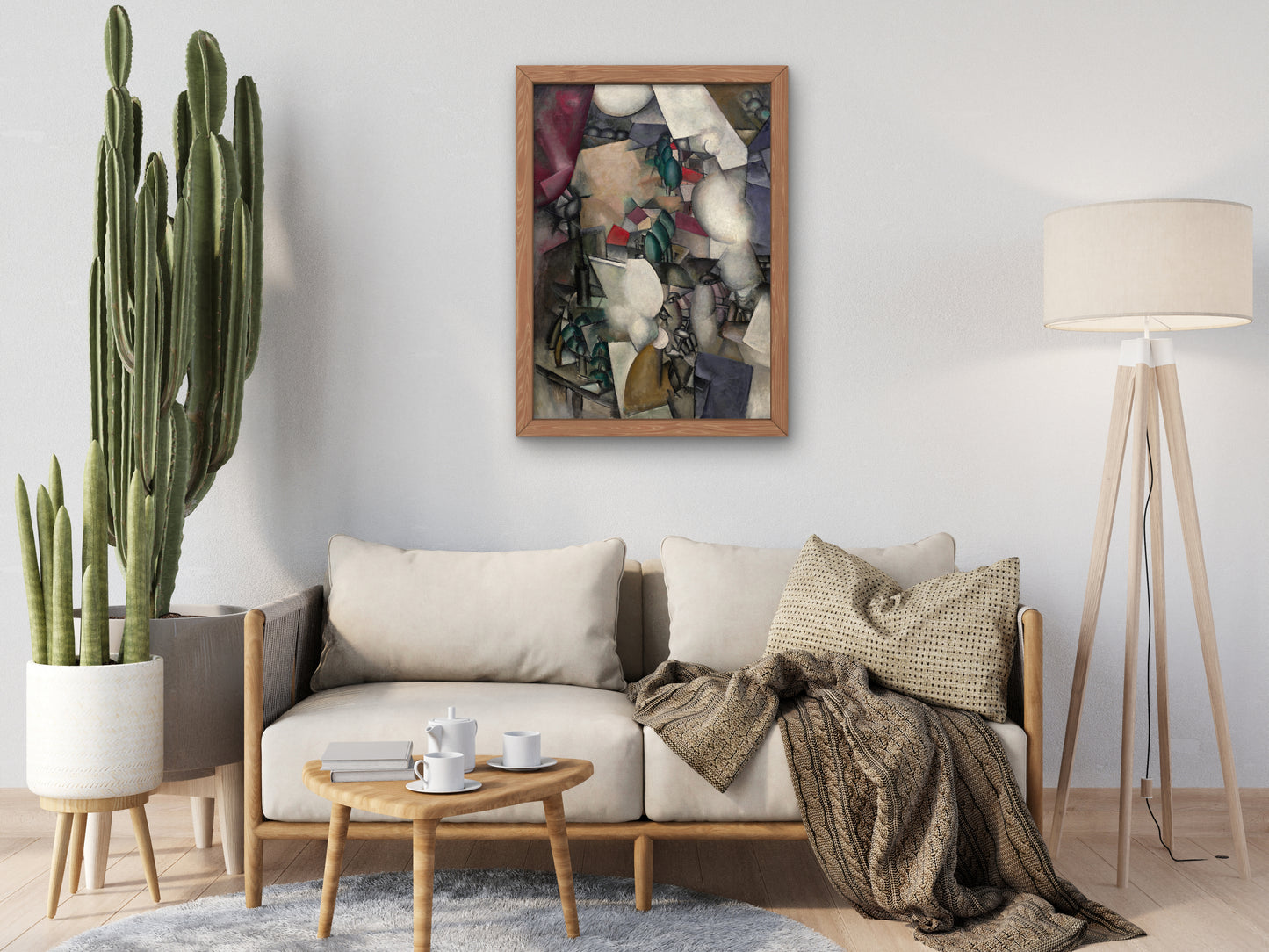 The Smokers by Fernand Léger 1911, Wall Art Print, Fine Art Reproduction, Museum Quality Decor, Poster