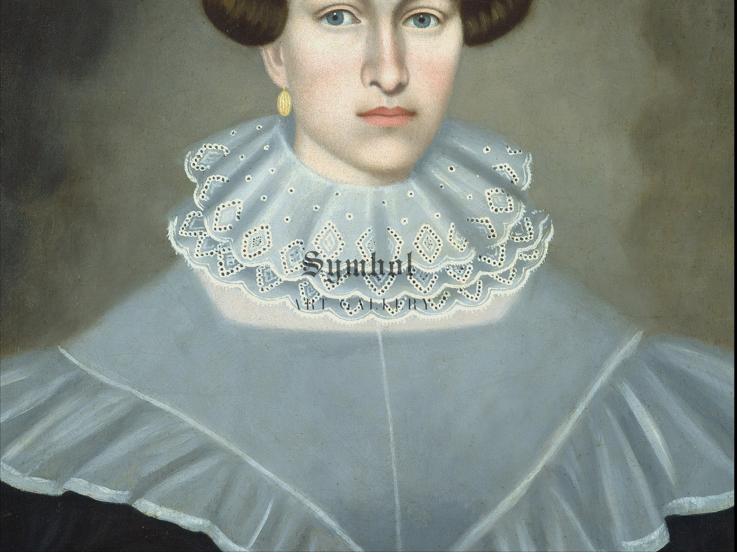 Woman Holding a Book by Erastus Salisbury Field 1835, Wall Art Print, Fine Art Reproduction, Museum Quality Decor, Poster