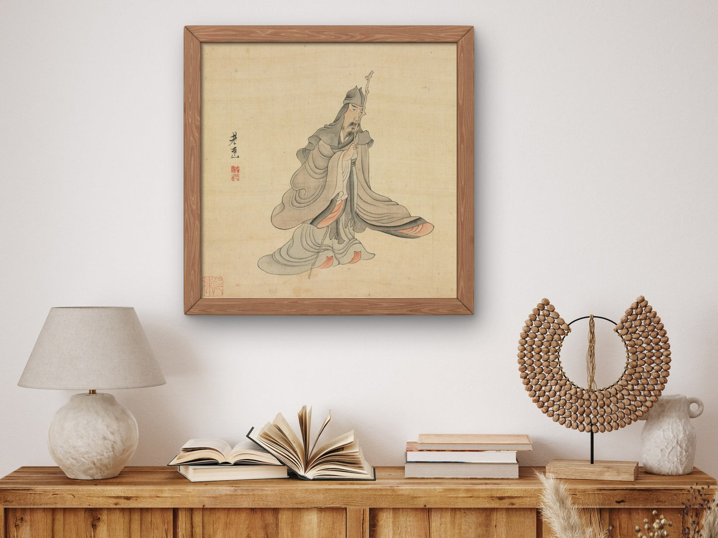 Portrait of Tao Yuanming by Chen Hongshou 1598, Wall Art Print, Fine Art Reproduction, Museum Quality Decor, Poster