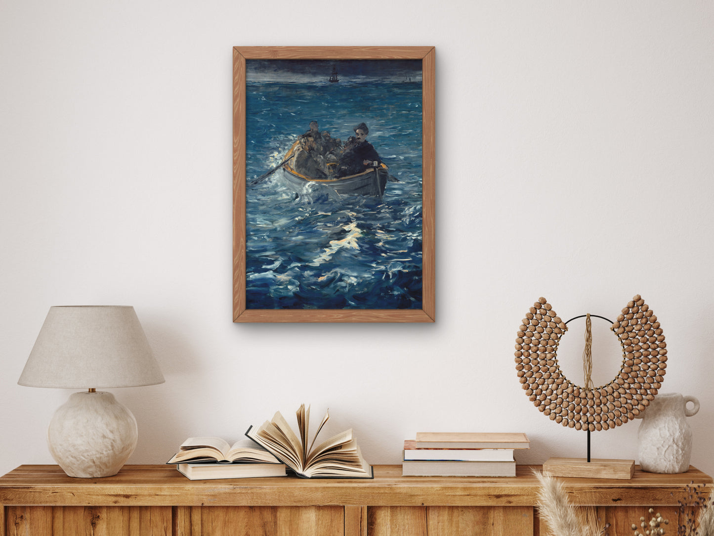 Rochefort's Escape by Édouard Manet 1881, Wall Art Print, Fine Art Reproduction, Museum Quality Decor, Poster