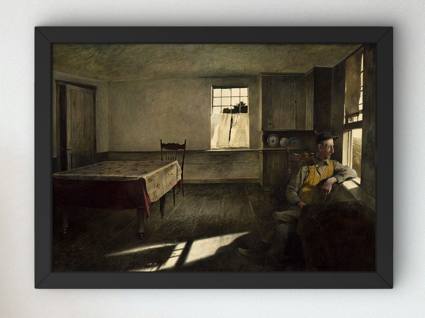 Henry Teel by Andrew Wyeth 1945, Wall Art Print, Fine Art Reproduction, Museum Quality Decor, Poster