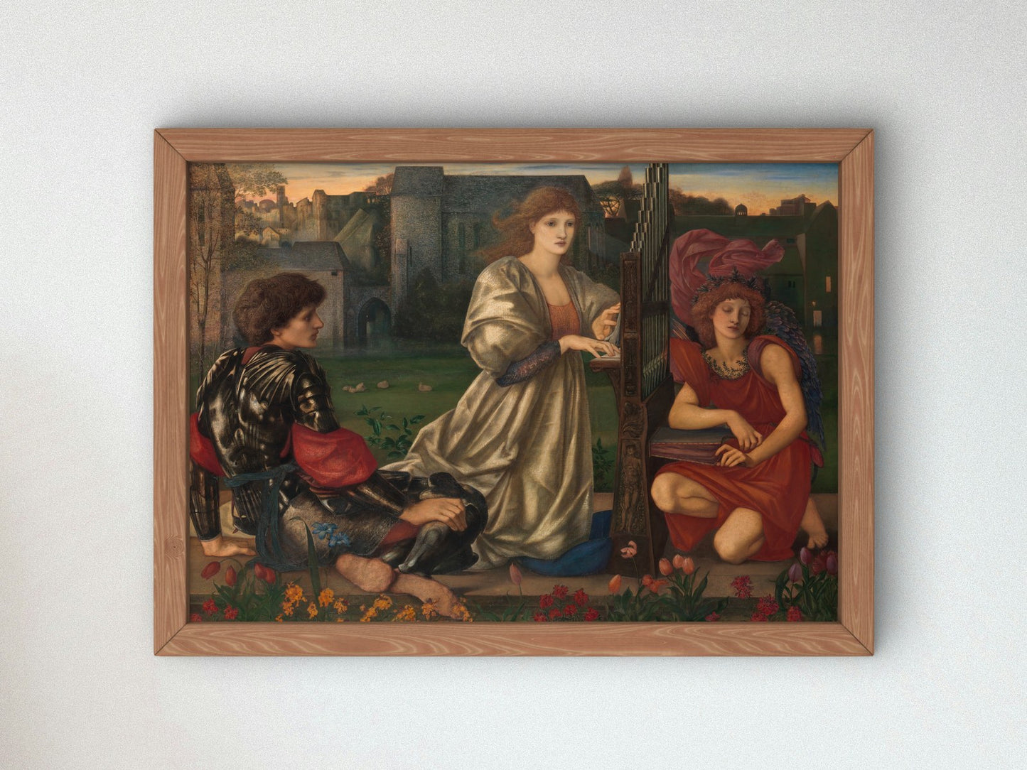 The Love Song by Edward Burne Jones 1877, Wall Art Print, Fine Art Reproduction, Museum Quality Decor, Poster