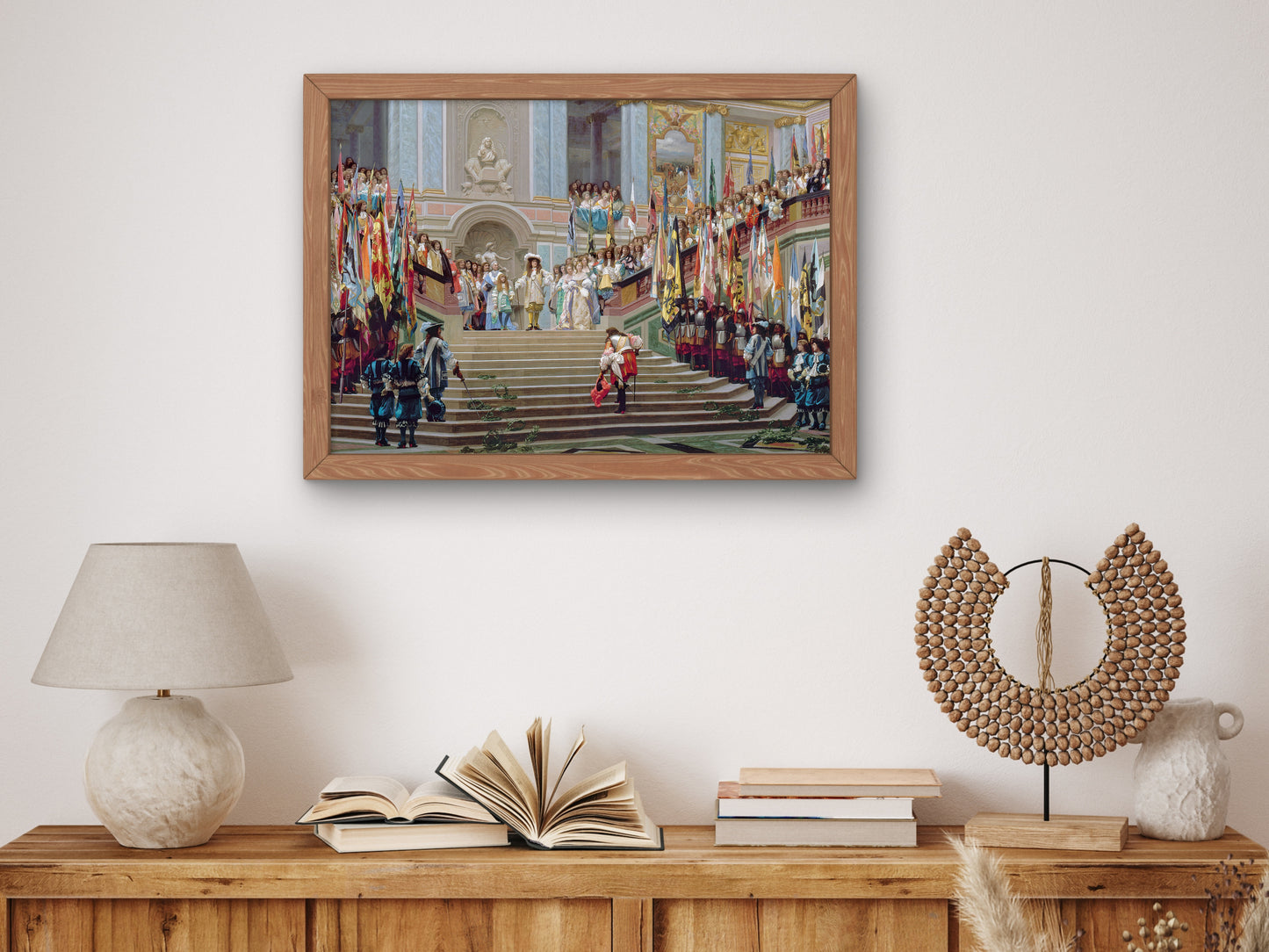 Reception of Le Grand Condé by Louis XIV at Versailles by Jean Léon Gérôme 1878, Wall Art Print, Fine Art Reproduction, Museum Quality Decor