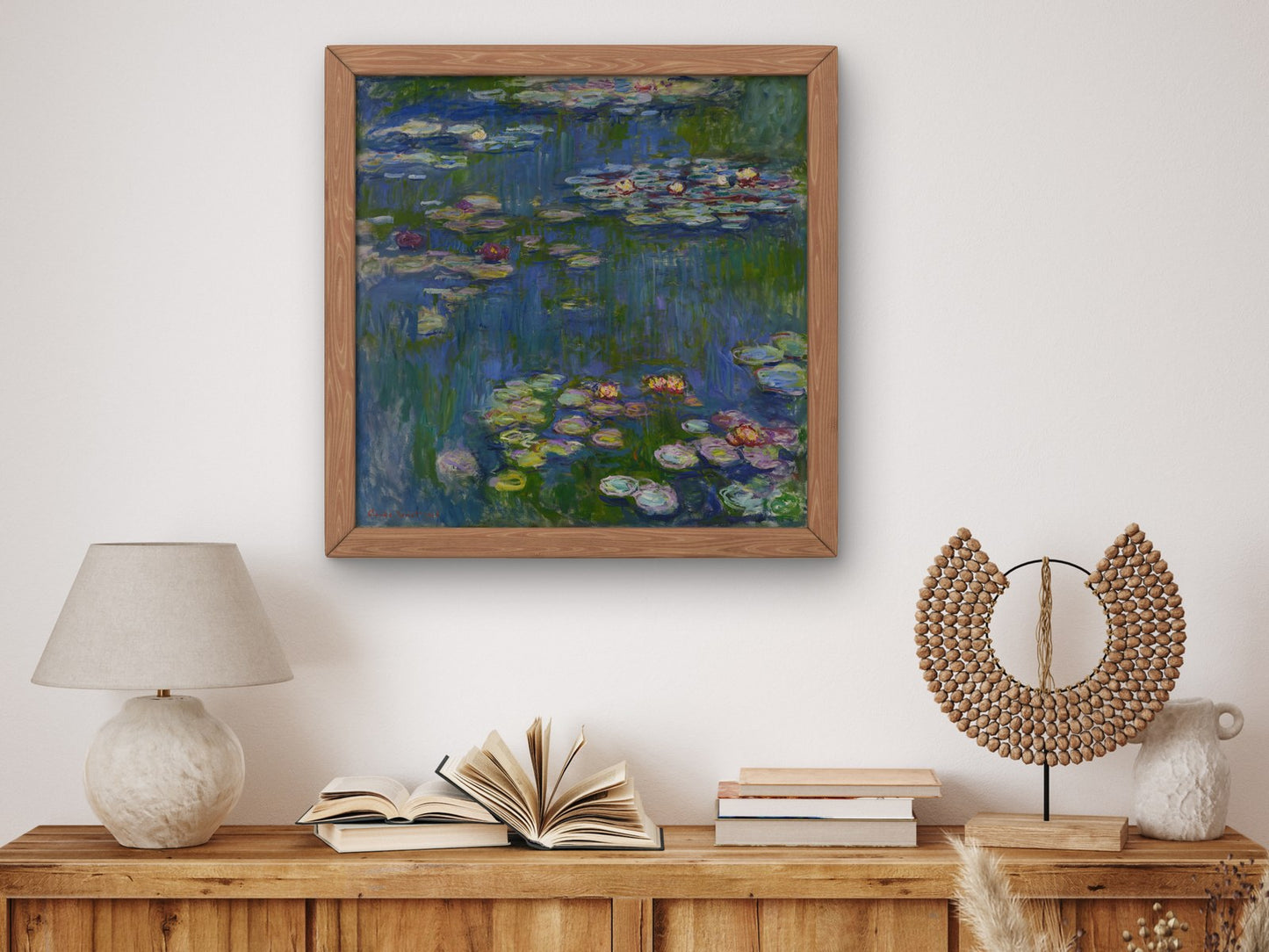 Water Lilies by Claude Monet 1916, Wall Art Print, Fine Art Reproduction, Museum Quality Decor, Poster