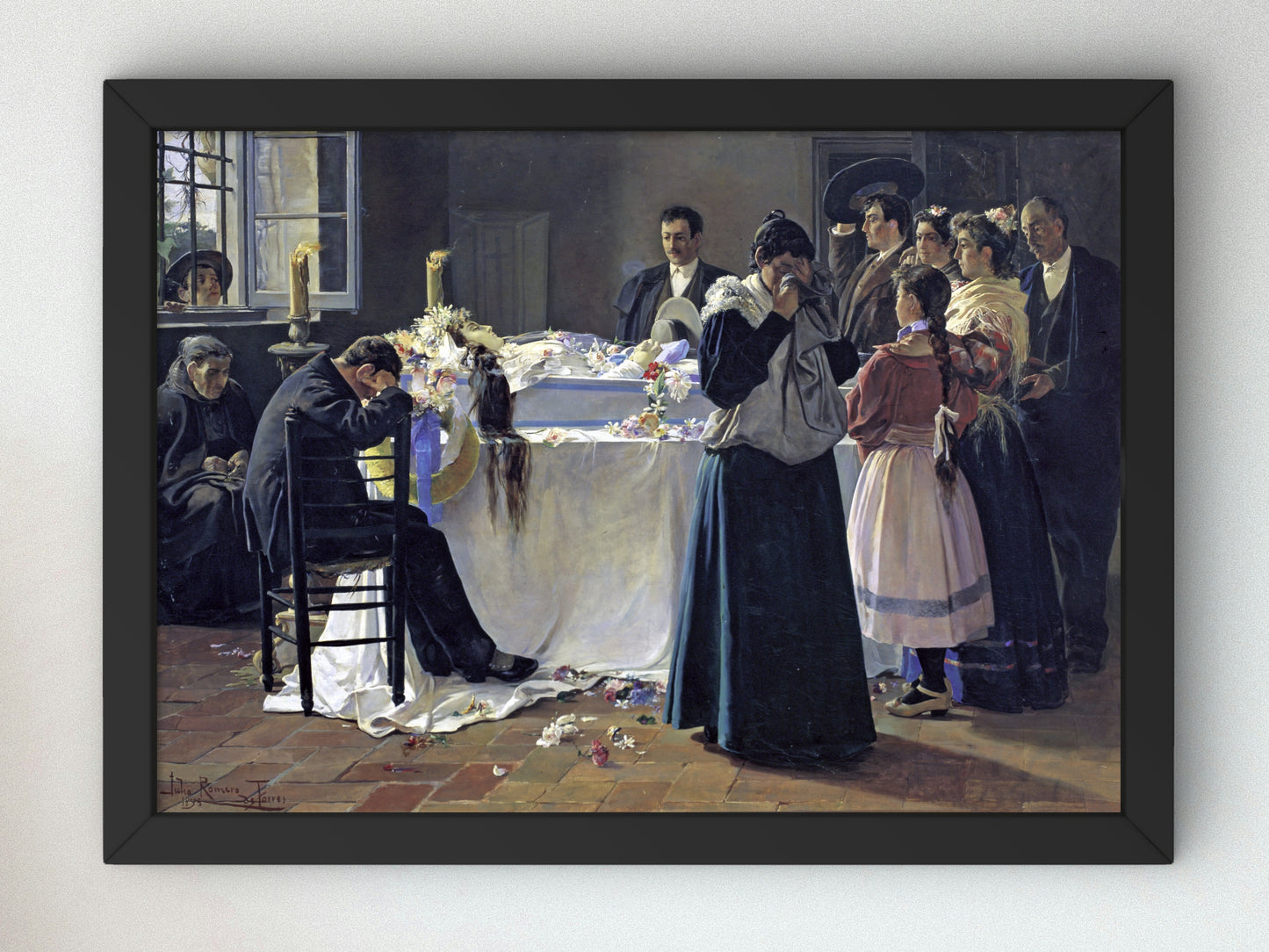 Look What a Pretty Was by Julio Romero de Torres 1895, Wall Art Print, Fine Art Reproduction, Museum Quality Decor, Poster