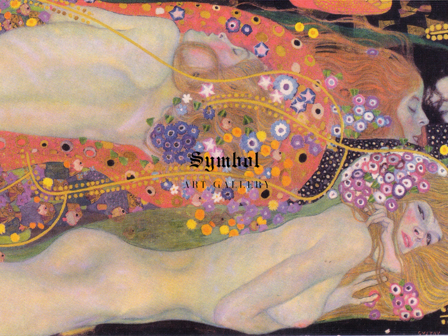 Water Serpents II by Gustav Klimt 1907, Wall Art Print, Fine Art Reproduction, Museum Quality Decor, Poster