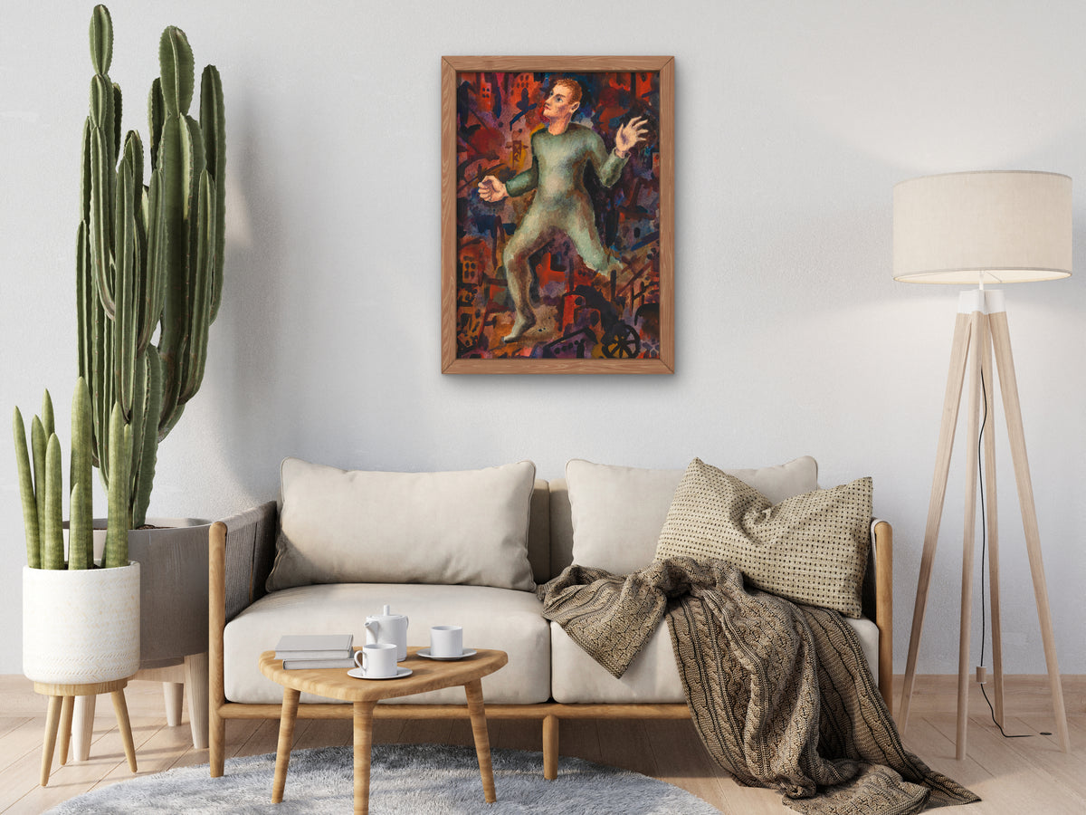 The Seeker by Karl Wiener 1928, Wall Art Print, Fine Art Reproduction, Museum Quality Decor, Poster