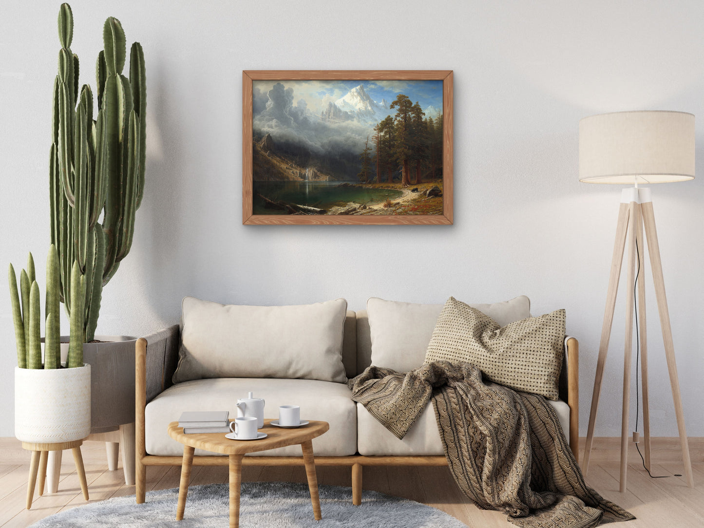 Mount Corcoran by Albert Bierstadt, Wall Art Print, Fine Art Reproduction, Museum Quality Decor, Poster