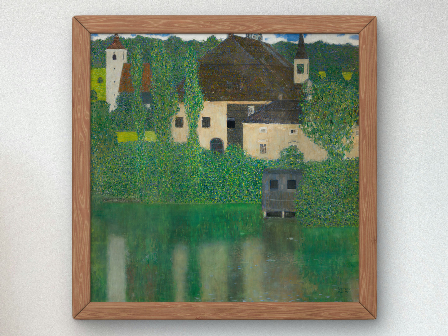 Water Castle by Gustav Klimt 1908, Wall Art Print, Fine Art Reproduction, Museum Quality Decor, Poster