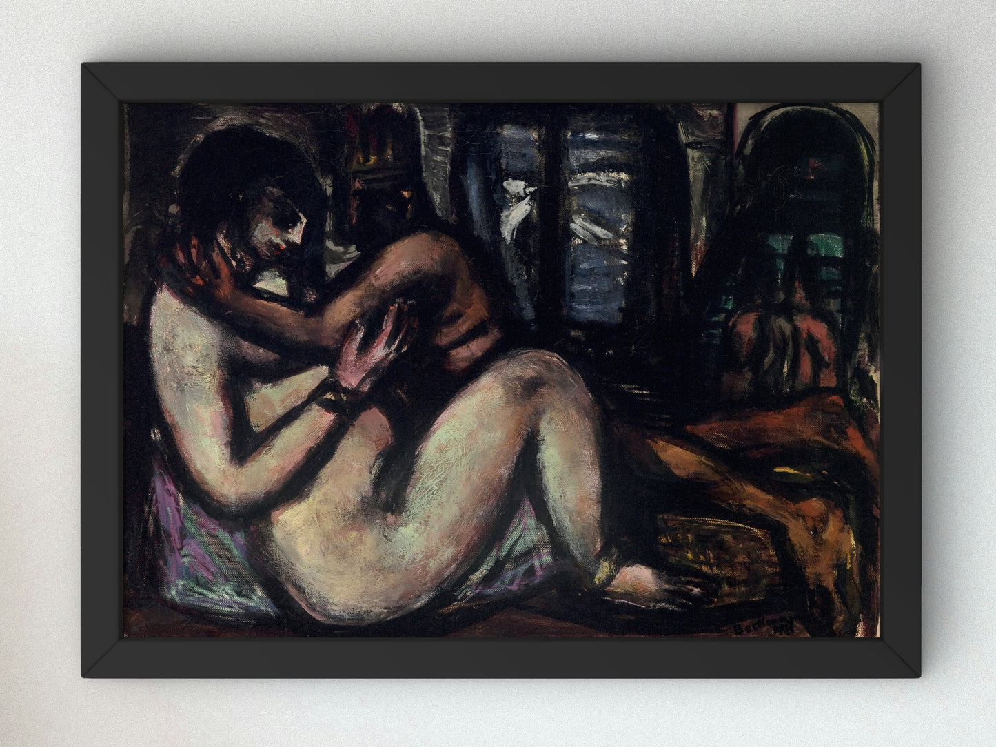 Leda by Max Beckmann 1948, Wall Art Print, Fine Art Reproduction, Museum Quality Decor, Poster
