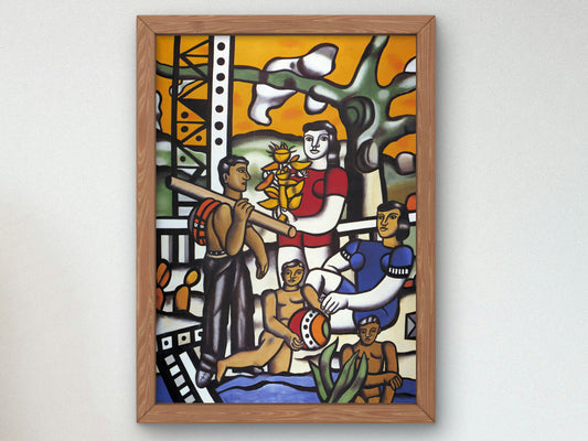 The Camper by Fernand Léger 1926, Wall Art Print, Fine Art Reproduction, Museum Quality Decor, Poster