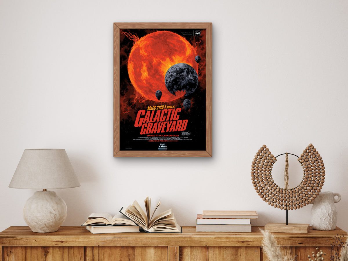Galactic Graveyard by NASA 2020, Wall Art Print, Fine Art Reproduction, Museum Quality Decor, Poster
