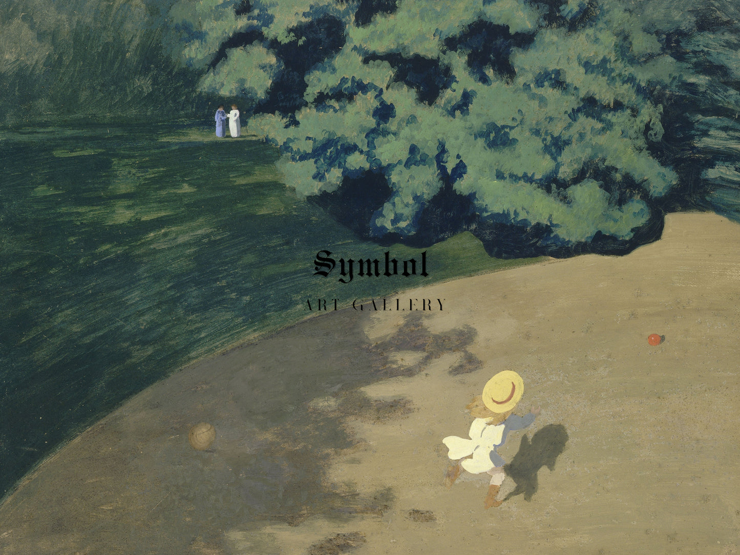 The Ball by Félix Vallotton 1899, Wall Art Print, Fine Art Reproduction, Museum Quality Decor, Poster