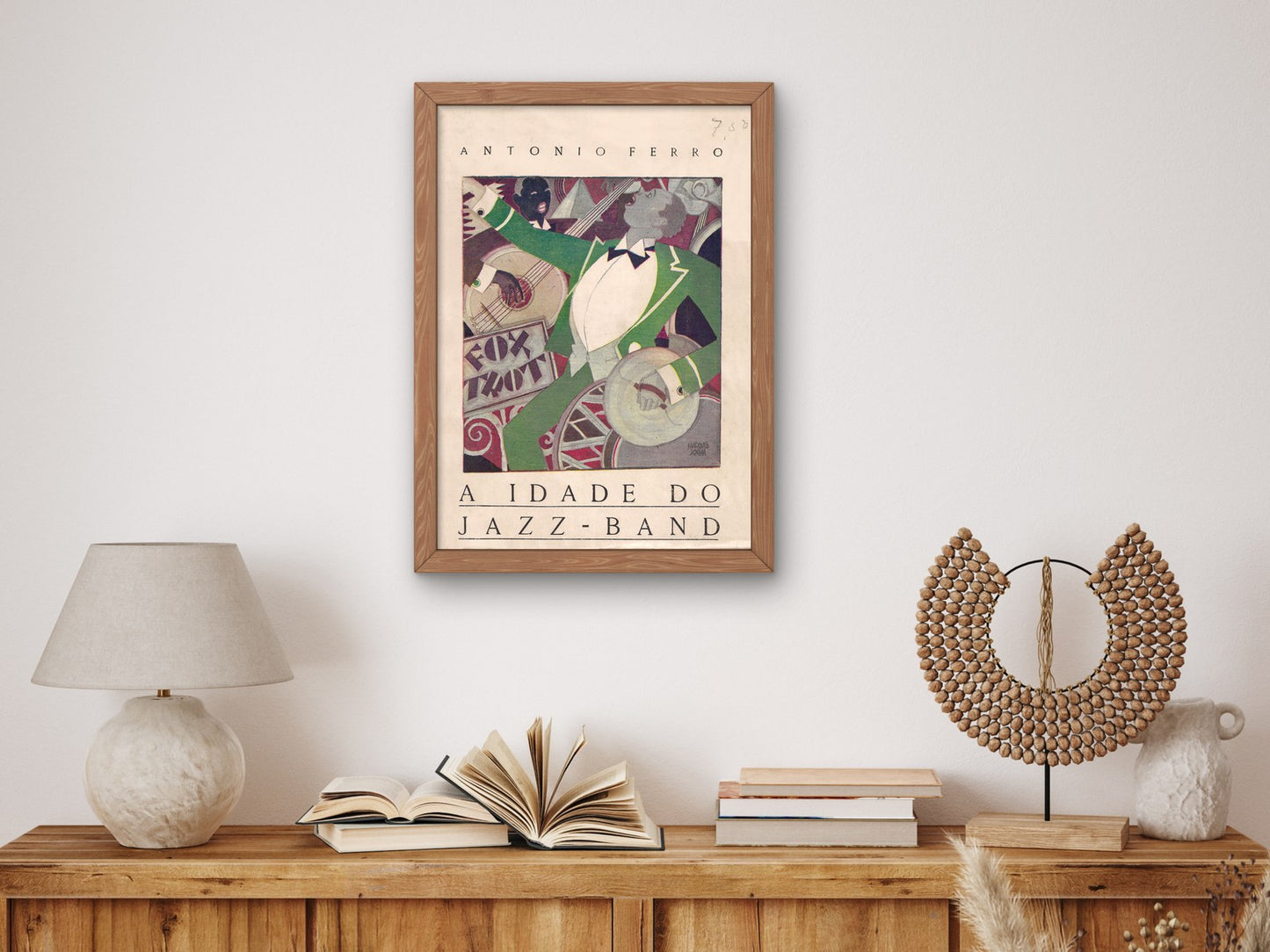 The Jazz Age by Bernardo Marques 1923, Wall Art Print, Fine Art Reproduction, Museum Quality Decor, Poster