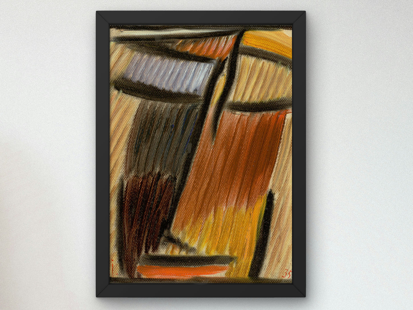 Meditation by Alexej von Jawlensky 1935, Wall Art Print, Fine Art Reproduction, Museum Quality Decor, Poster