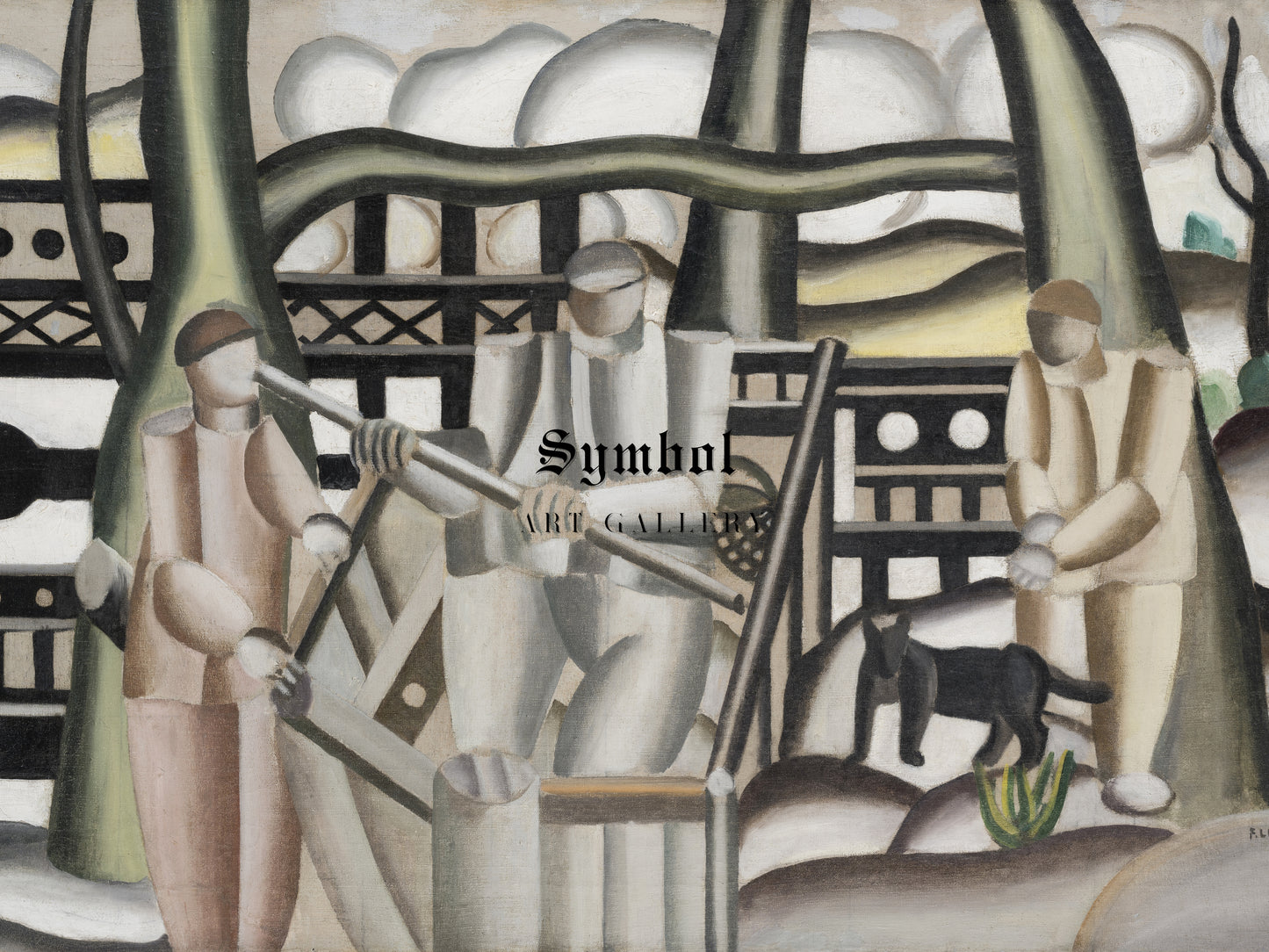 The Fishermen by Fernand Léger 1921, Wall Art Print, Fine Art Reproduction, Museum Quality Decor, Poster