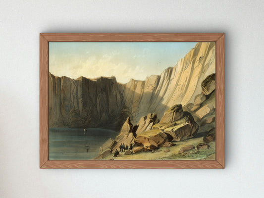 Baie de la Corne à l'Est du Cap Nord by Émile Lassalle, Wall Art Print, Fine Art Reproduction, Museum Quality Decor, Poster