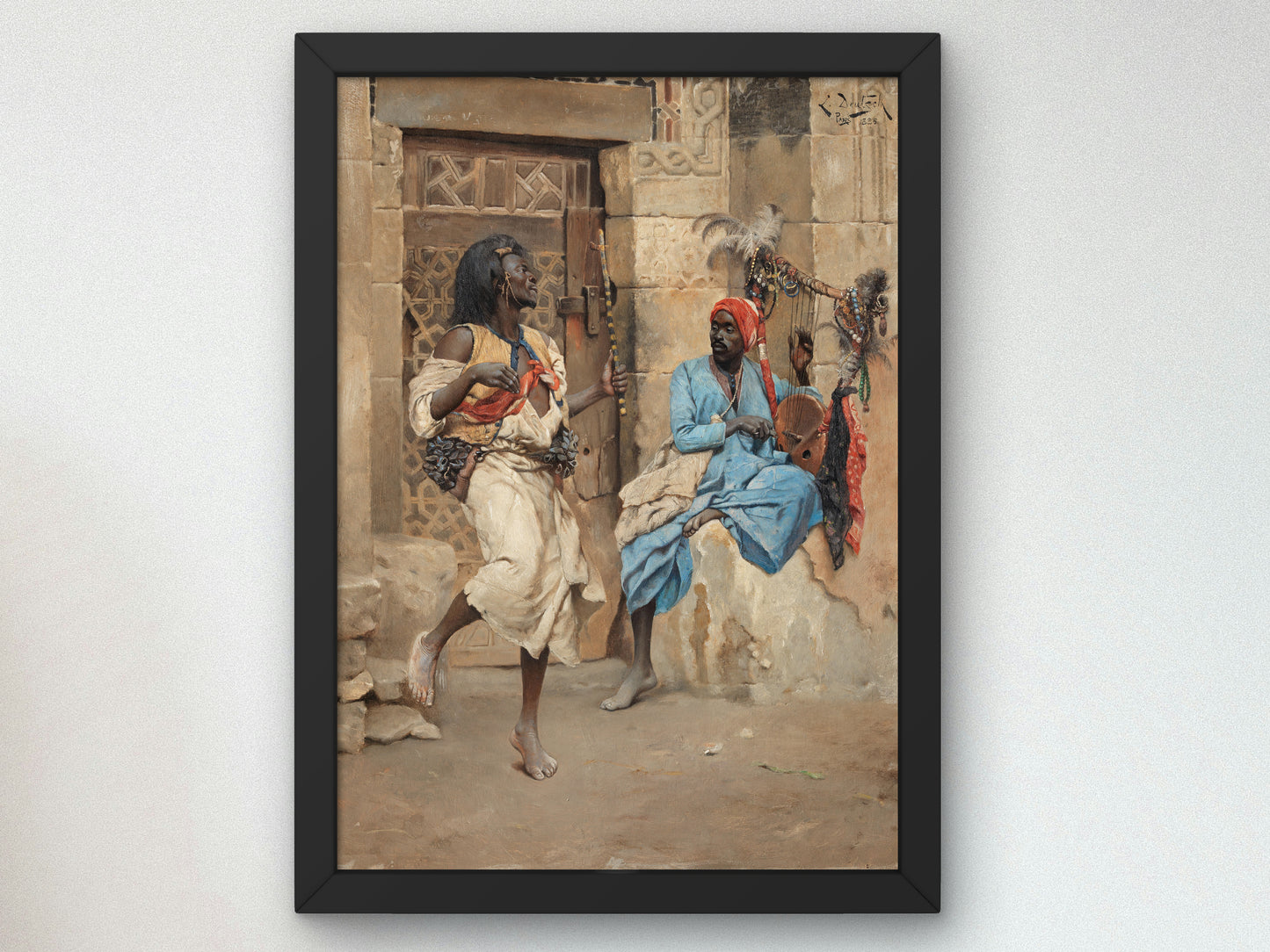 The Performance by Ludwig Deutsch 1885, Wall Art Print, Fine Art Reproduction, Museum Quality Decor, Poster