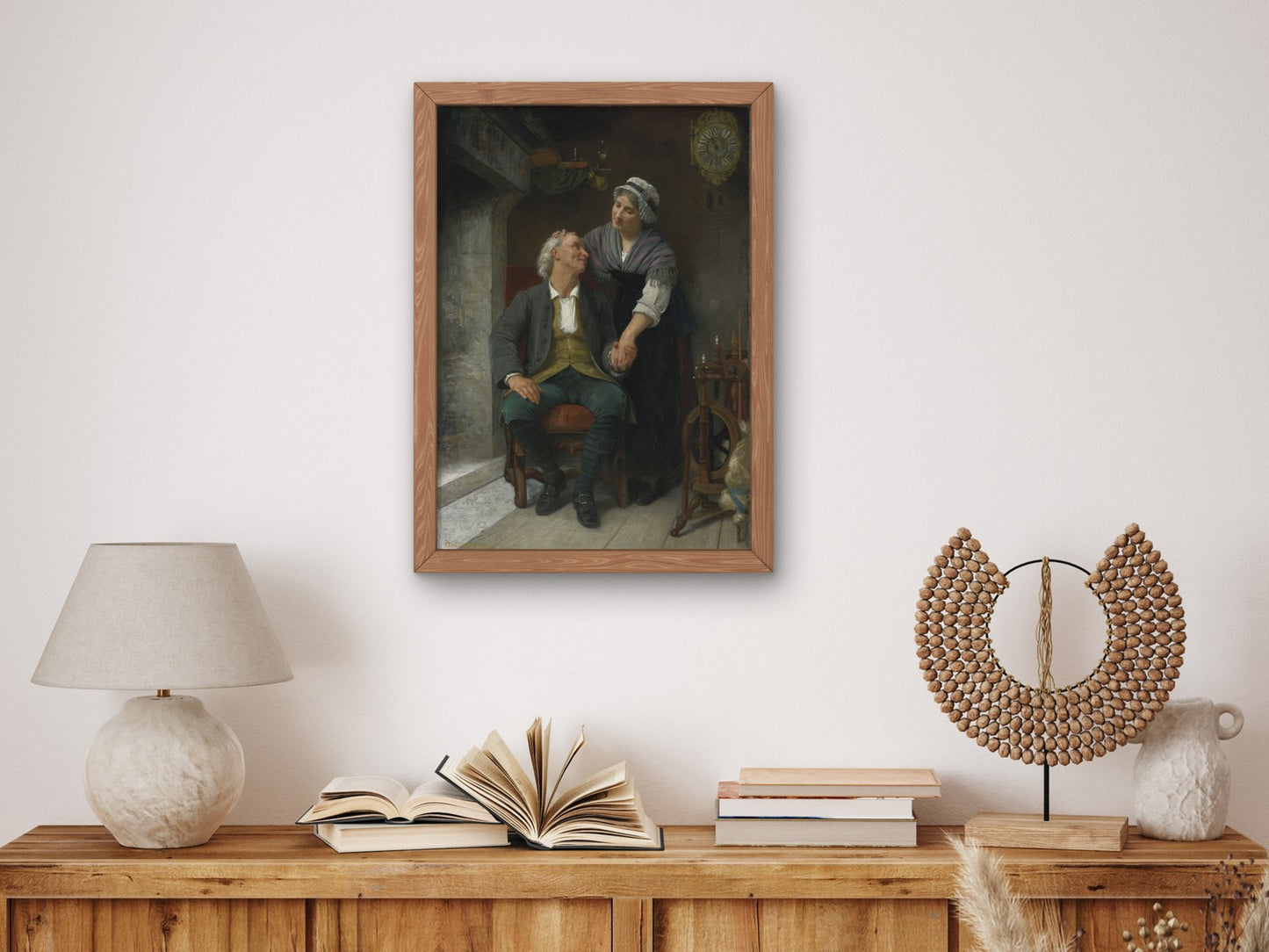 After the Engagement by Elizabeth Jane Gardner 1874, Wall Art Print, Fine Art Reproduction, Museum Quality Decor, Poster