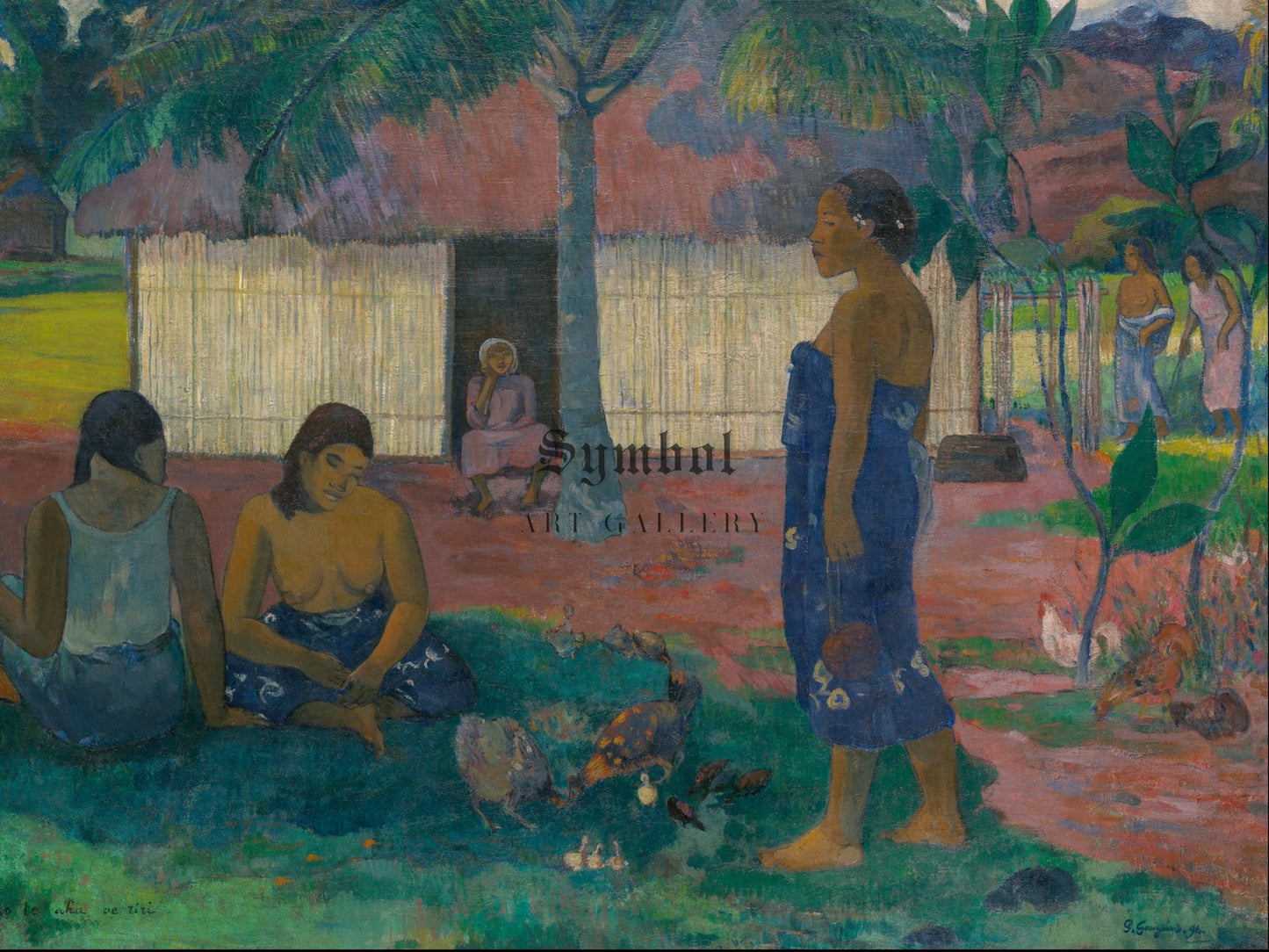 Why Are You Angry by Paul Gauguin 1896, Wall Art Print, Fine Art Reproduction, Museum Quality Decor, Poster
