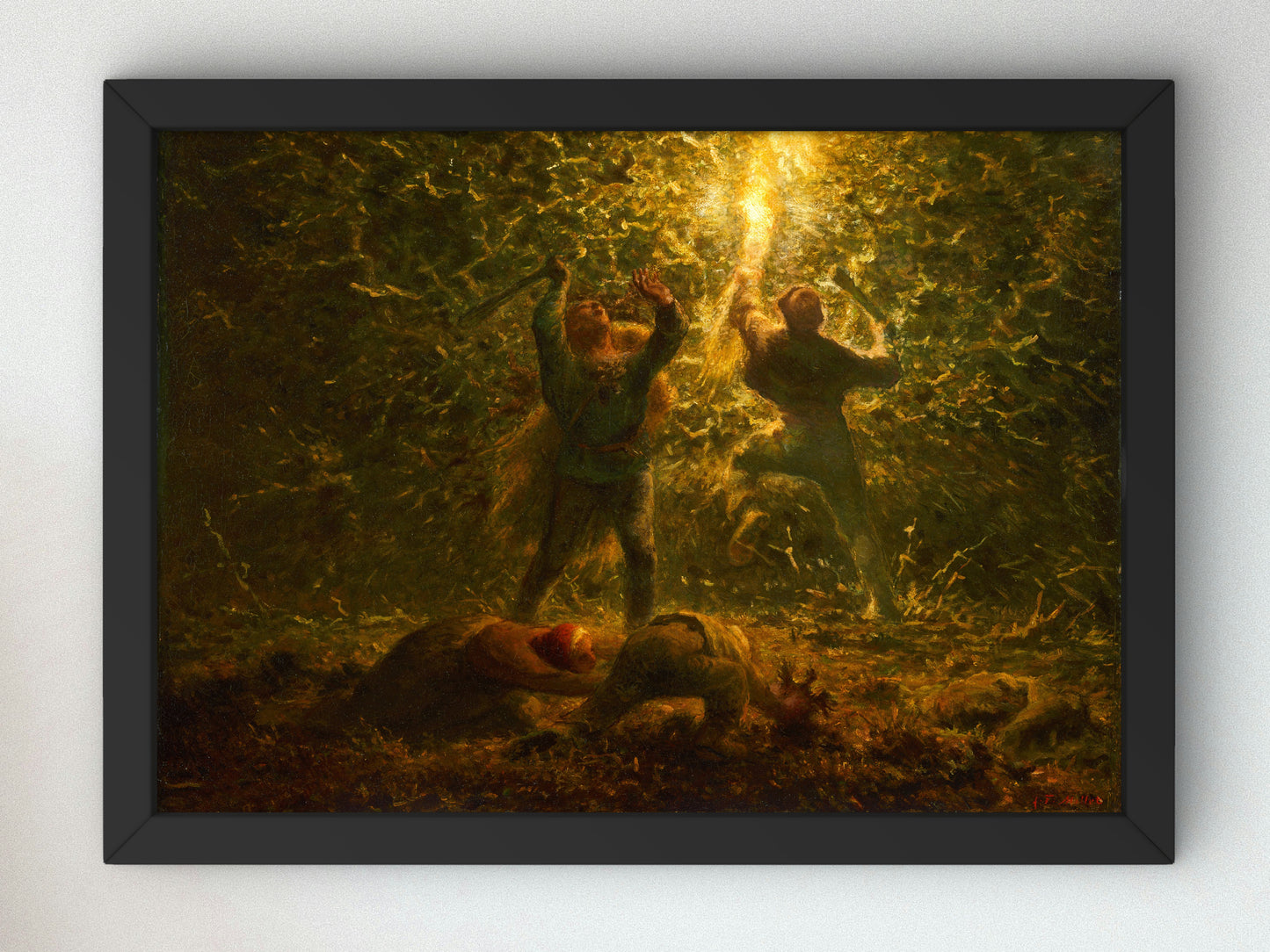 Bird's Nesters by Jean François Millet 1874, Wall Art Print, Fine Art Reproduction, Museum Quality Decor, Poster