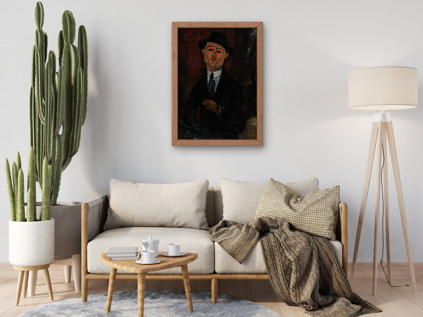 Novo Pilota by Amedeo Modigliani 1915, Wall Art Print, Fine Art Reproduction, Museum Quality Decor, Poster