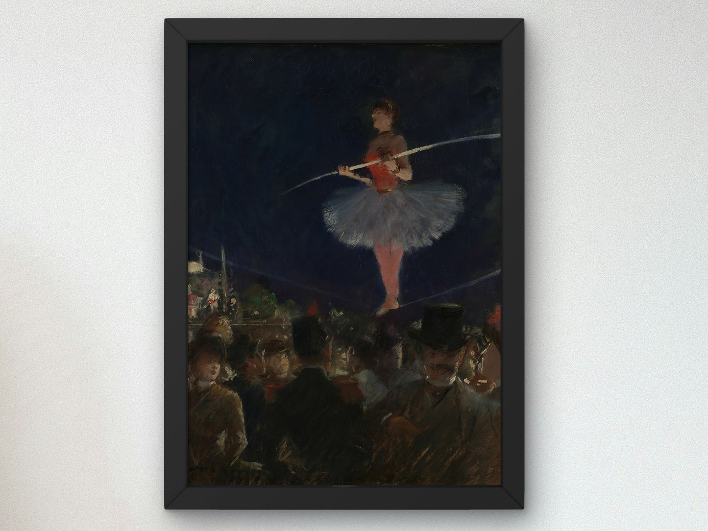 Tight Rope Walker by Jean Louis Forain 1885, Wall Art Print, Fine Art Reproduction, Museum Quality Decor, Poster