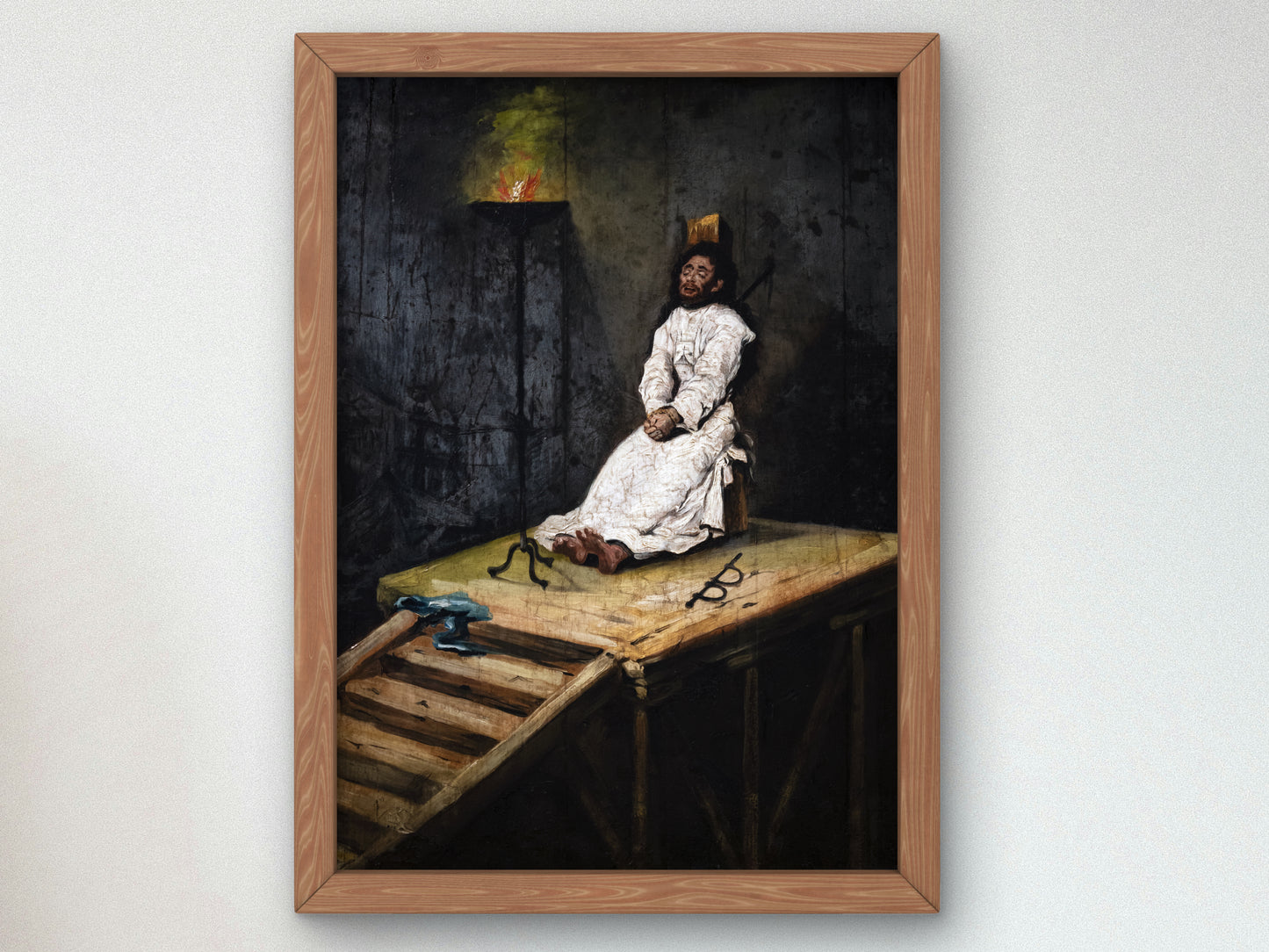 Le Garrot by Eugenio Lucas Velázquez, Wall Art Print, Fine Art Reproduction, Museum Quality Decor, Poster