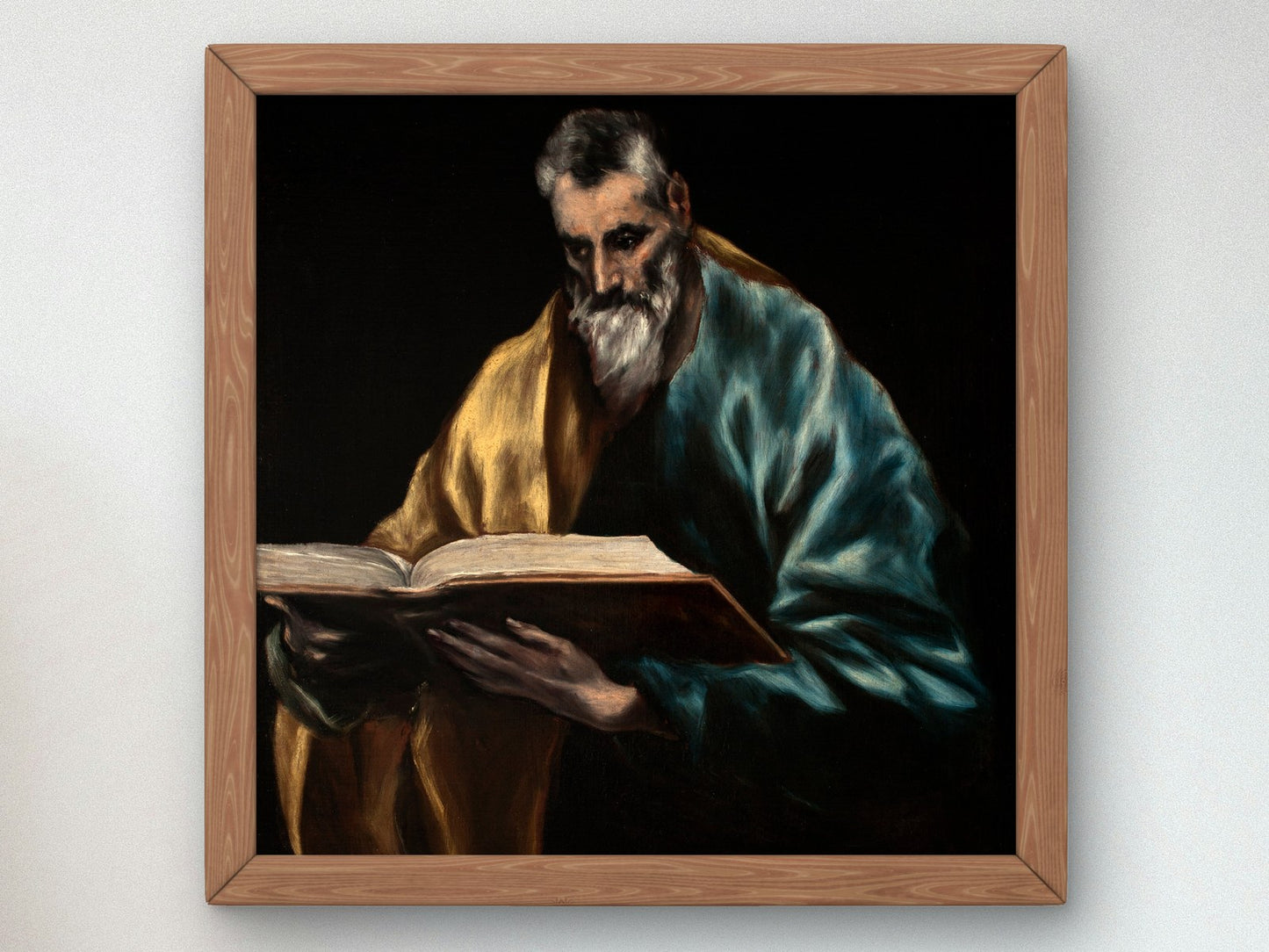 Saint Simon by El Greco 1610, Wall Art Print, Fine Art Reproduction, Museum Quality Decor, Poster