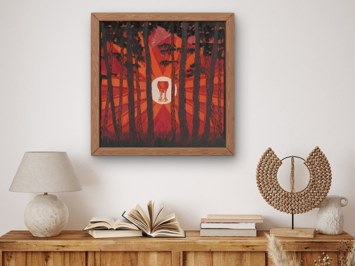 Composition with Chalice by Wiktoria Gorynska 1924, Wall Art Print, Fine Art Reproduction, Museum Quality Decor, Poster
