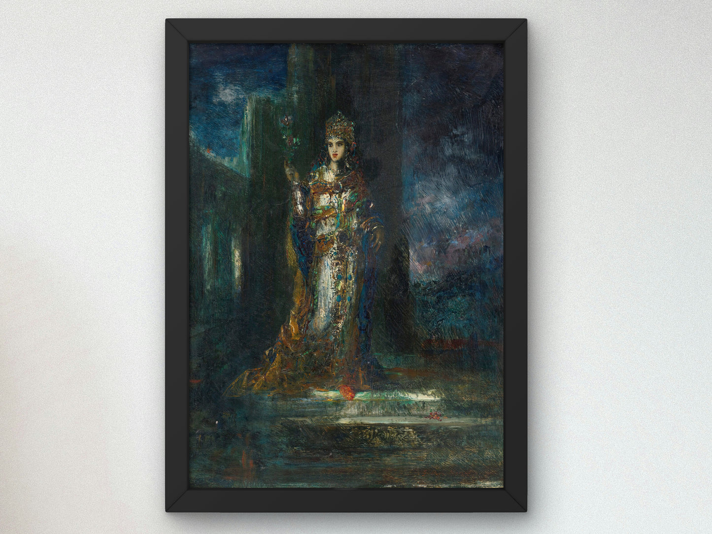 The Bride of the Night by Gustave Moreau 1876, Wall Art Print, Fine Art Reproduction, Museum Quality Decor, Poster