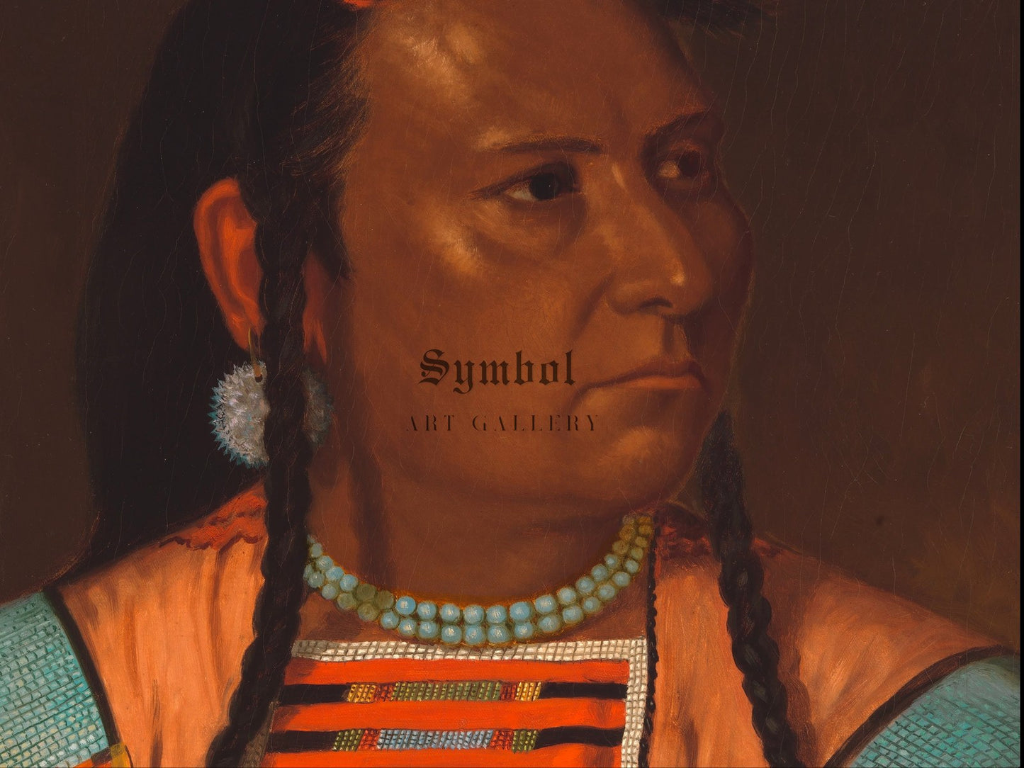 Chief Joseph by Cyrenius Hall 1878, Wall Art Print, Fine Art Reproduction, Museum Quality Decor, Poster