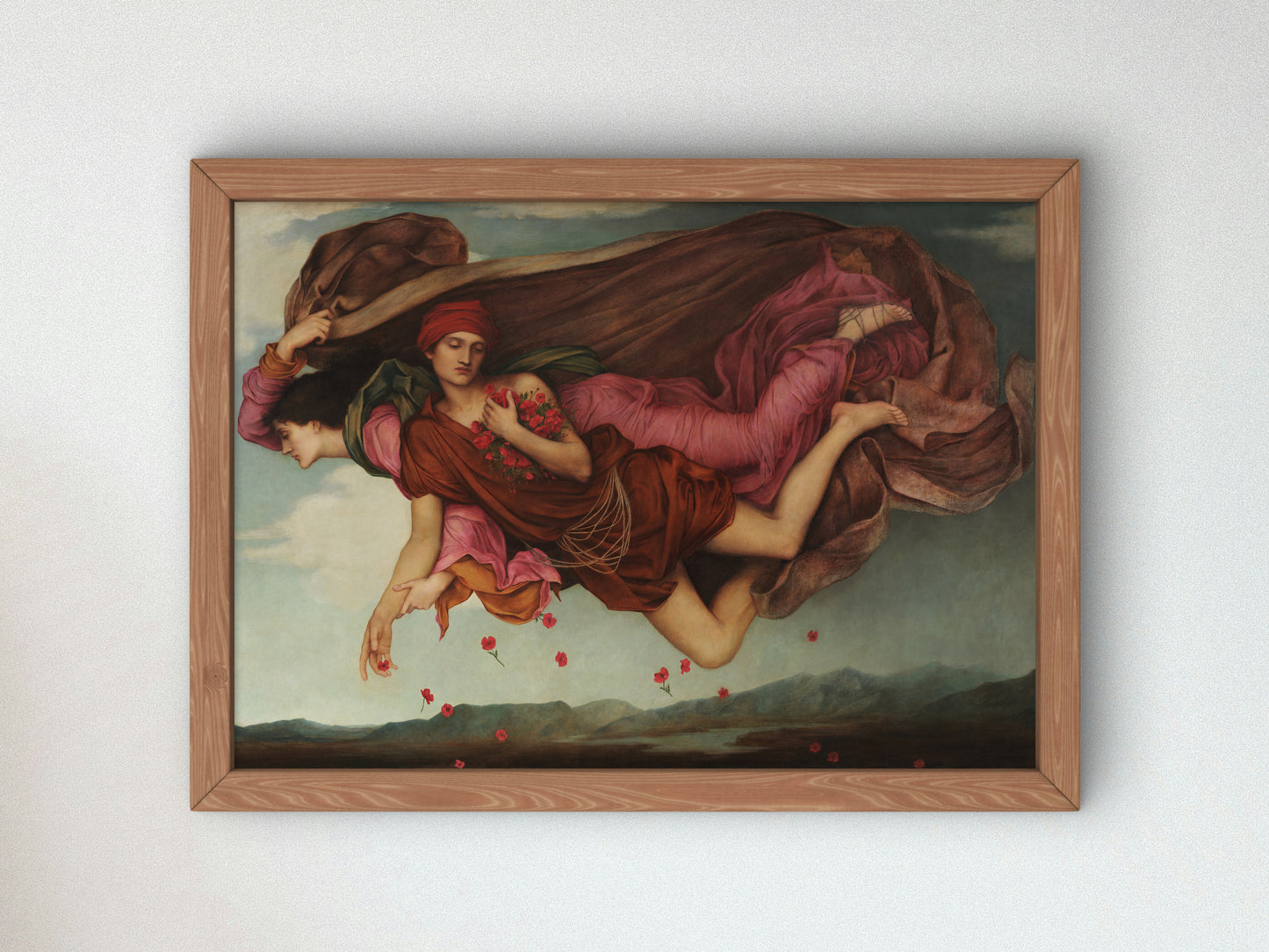 Night and Sleep by Evelyn De Morgan 1878, Wall Art Print, Fine Art Reproduction, Museum Quality Decor, Poster