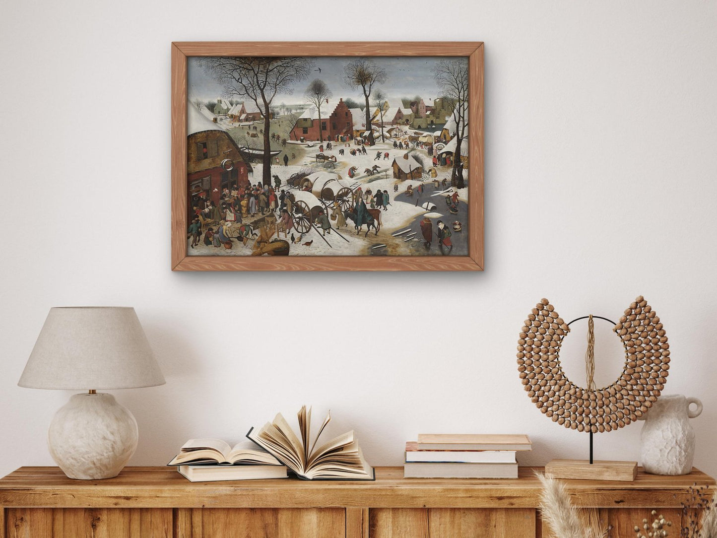 Census at Bethlehem by Pieter Bruegel the Younger, 1605, Baroque and Chiaroscuro, fine art print