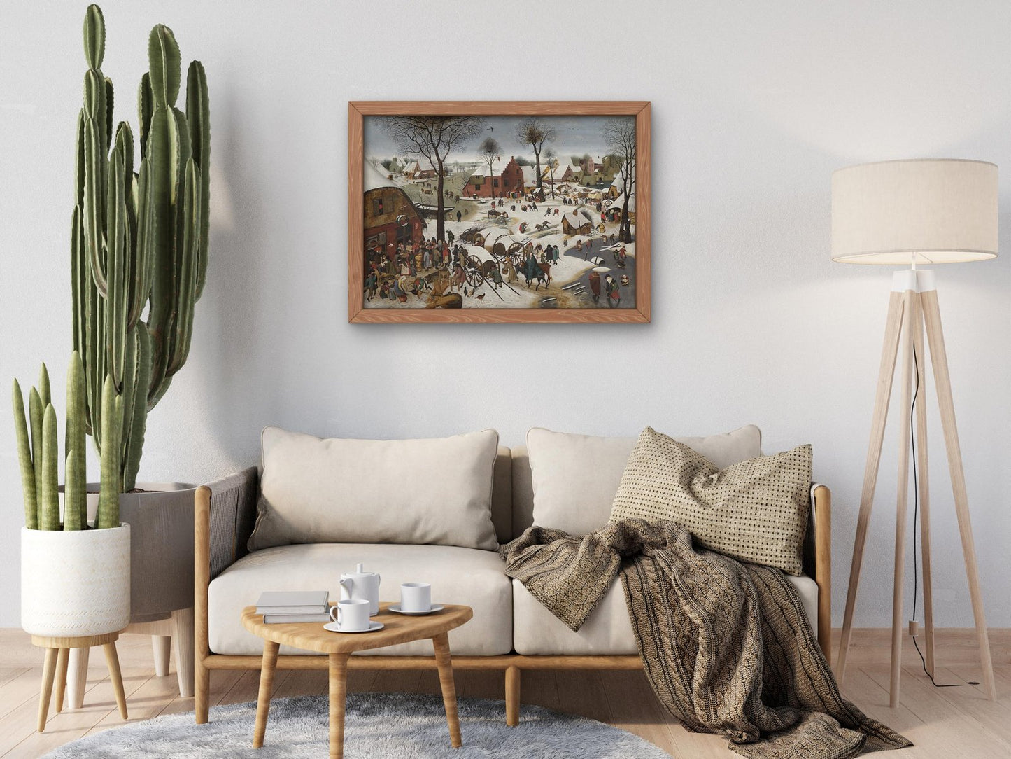 Census at Bethlehem by Pieter Bruegel the Younger, 1605, Baroque and Chiaroscuro, fine art print