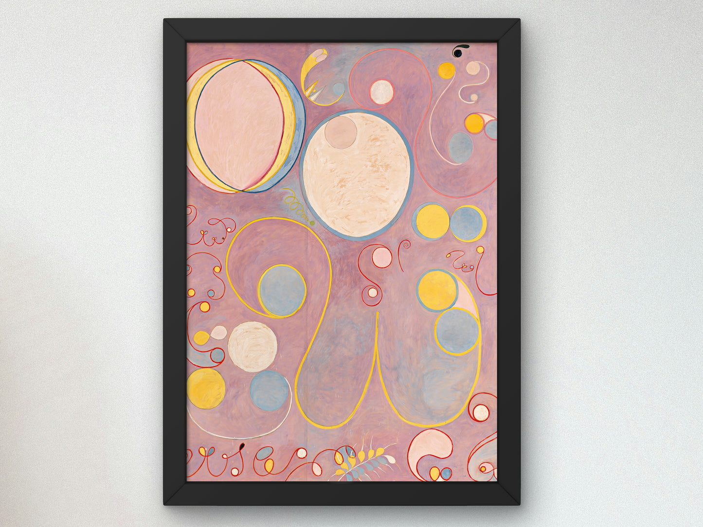 The Ten Largest No 8 Adulthood by Hilma af Klint 1907, Wall Art Print, Fine Art Reproduction, Museum Quality Decor, Poster