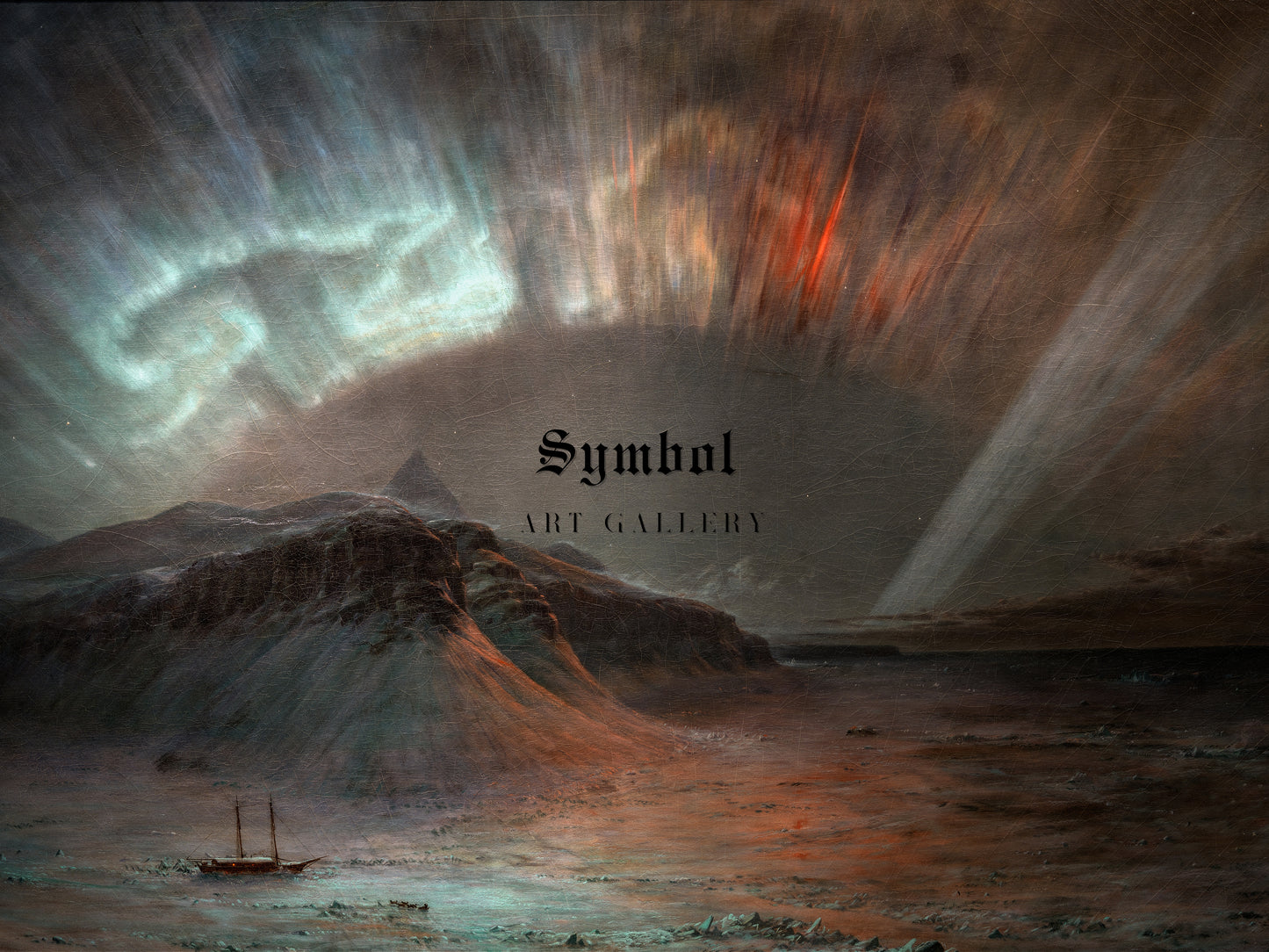 Aurora Borealis by Frederic Edwin Church 1865, Wall Art Print, Fine Art Reproduction, Museum Quality Decor, Poster