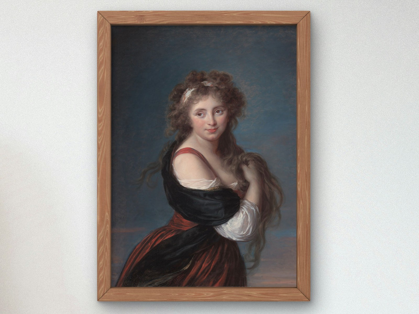 Portrait of Hyacinthe Gabrielle Roland Marchioness Wellesley by Élisabeth Vigée Le Brun 1790, Wall Art Print, Fine Art Reproduction