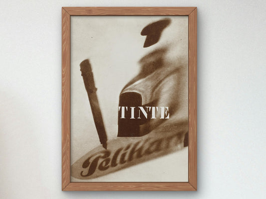 Pelikan Tinte by El Lissitzky 1924, Wall Art Print, Fine Art Reproduction, Museum Quality Decor, Poster