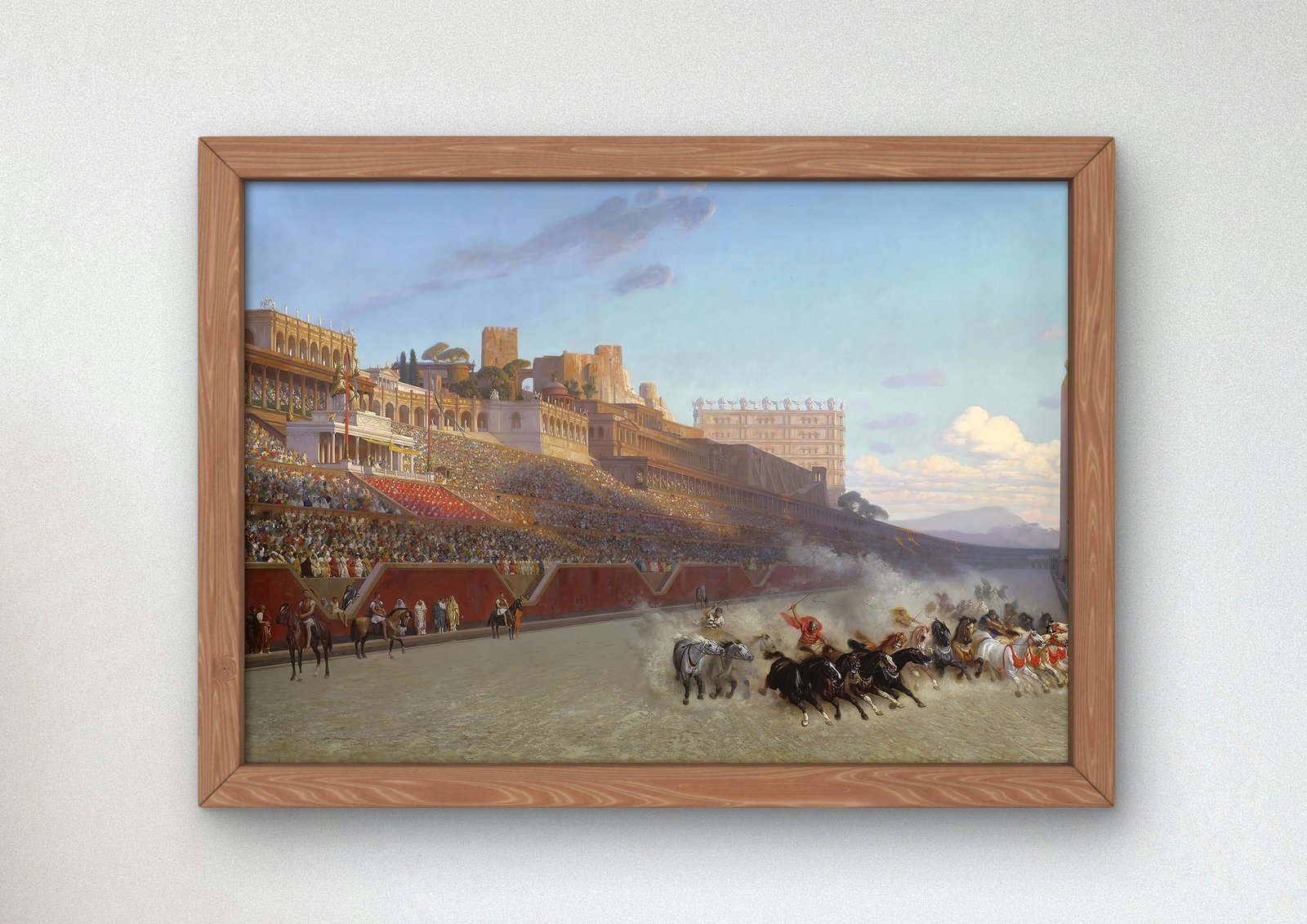 Chariot Race by Jean Léon Gérôme, 1876, Orientalism and Exoticism, fine art print