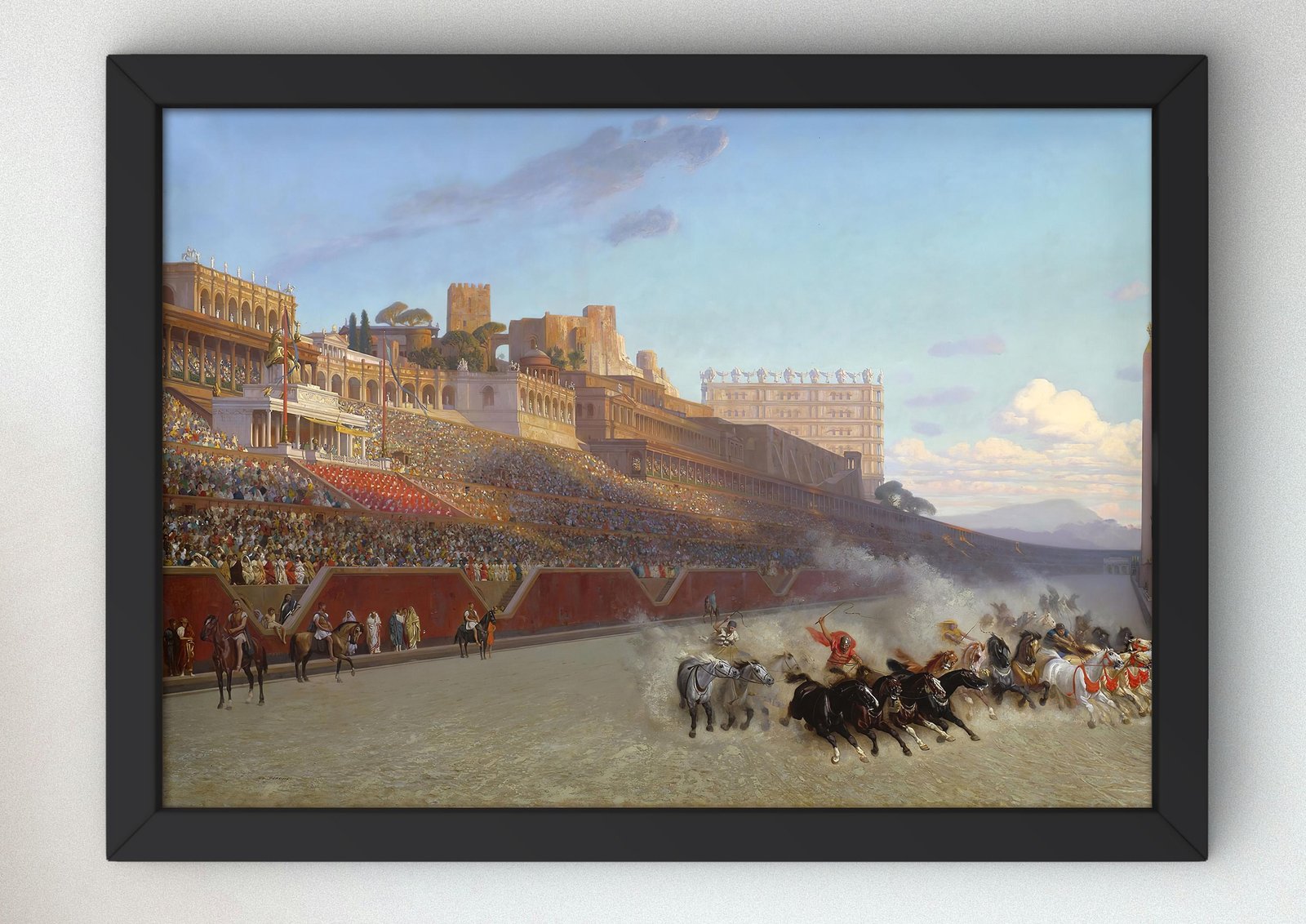 Chariot Race by Jean Léon Gérôme, 1876, Orientalism and Exoticism, fine art print